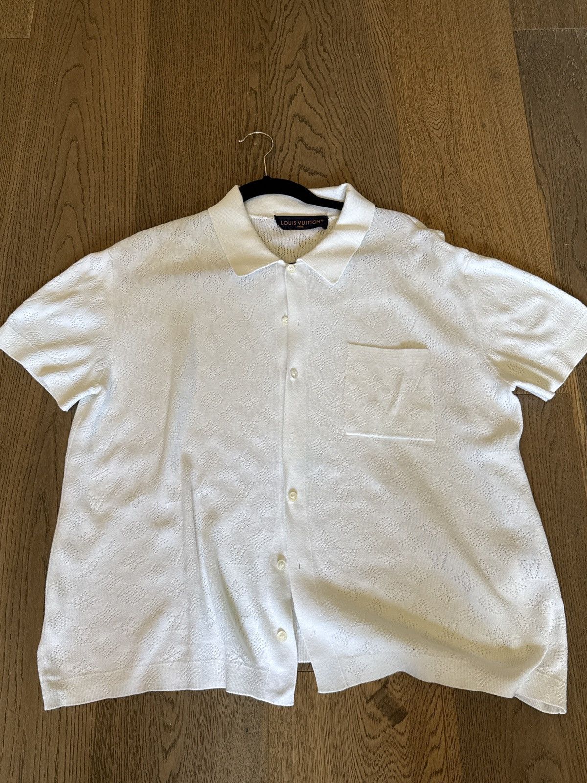 Louis Vuitton Louis Vuitton Monogram Knit Button-Down Shirt – XS Size US XS / EU 42 / 0 - 1 Thumbnail