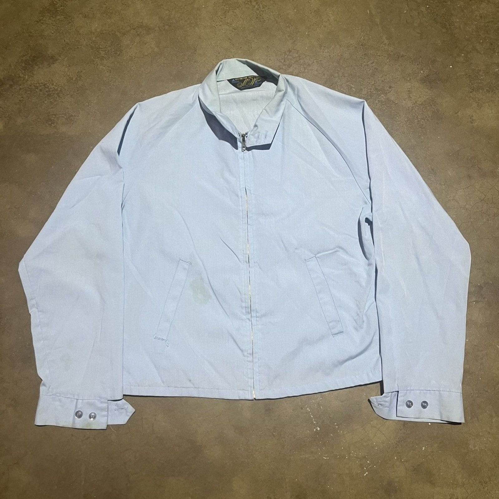 Vintage Vintage 80s Montgomery Ward Blue Light Jacket Size US L / EU 52-54 / 3 - 1 Thumbnail
