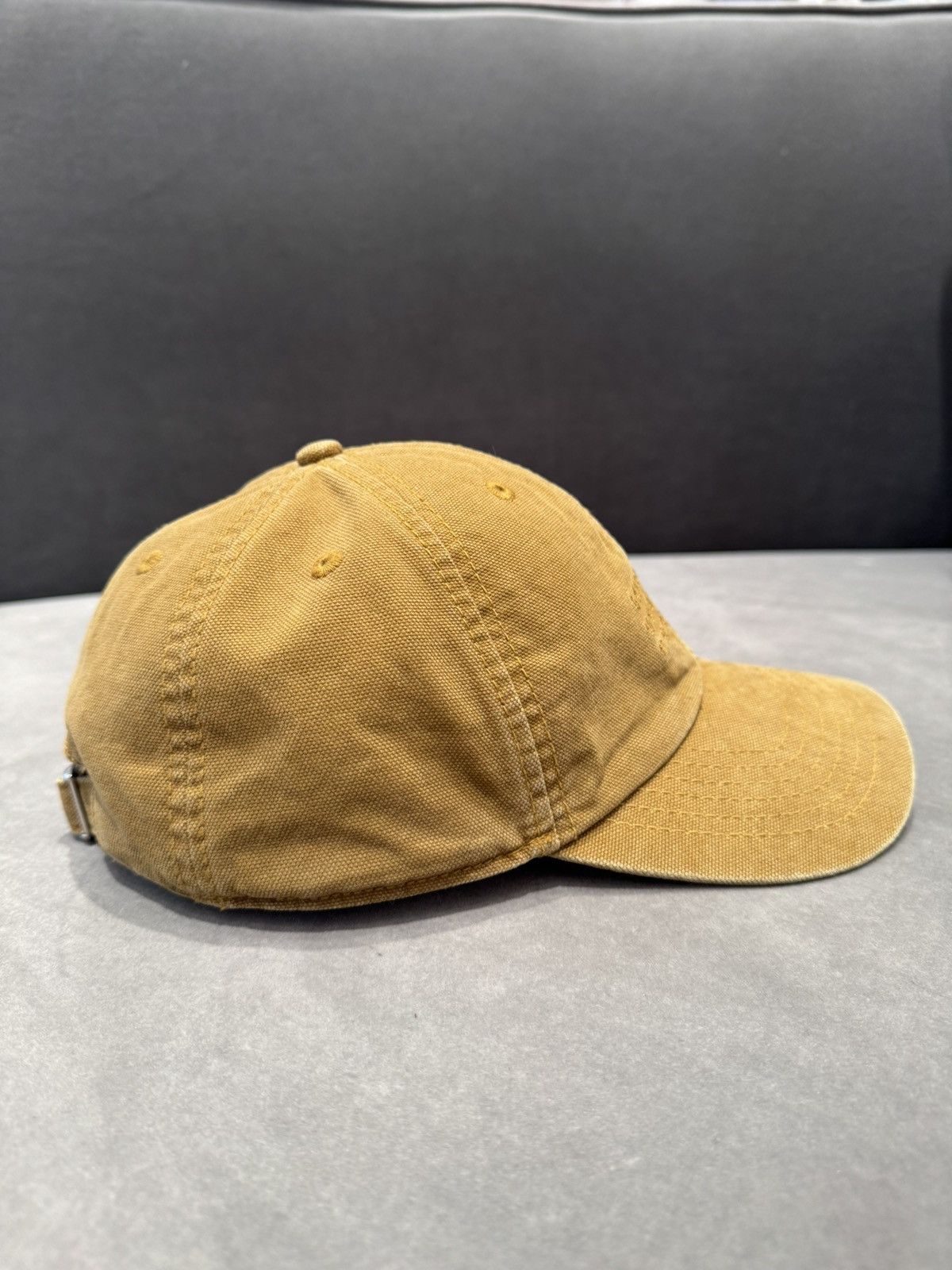 Maison Margiela NWT MM6 Logo Embroidered Baseball Cap - Brown, M Size ONE SIZE - 3 Thumbnail