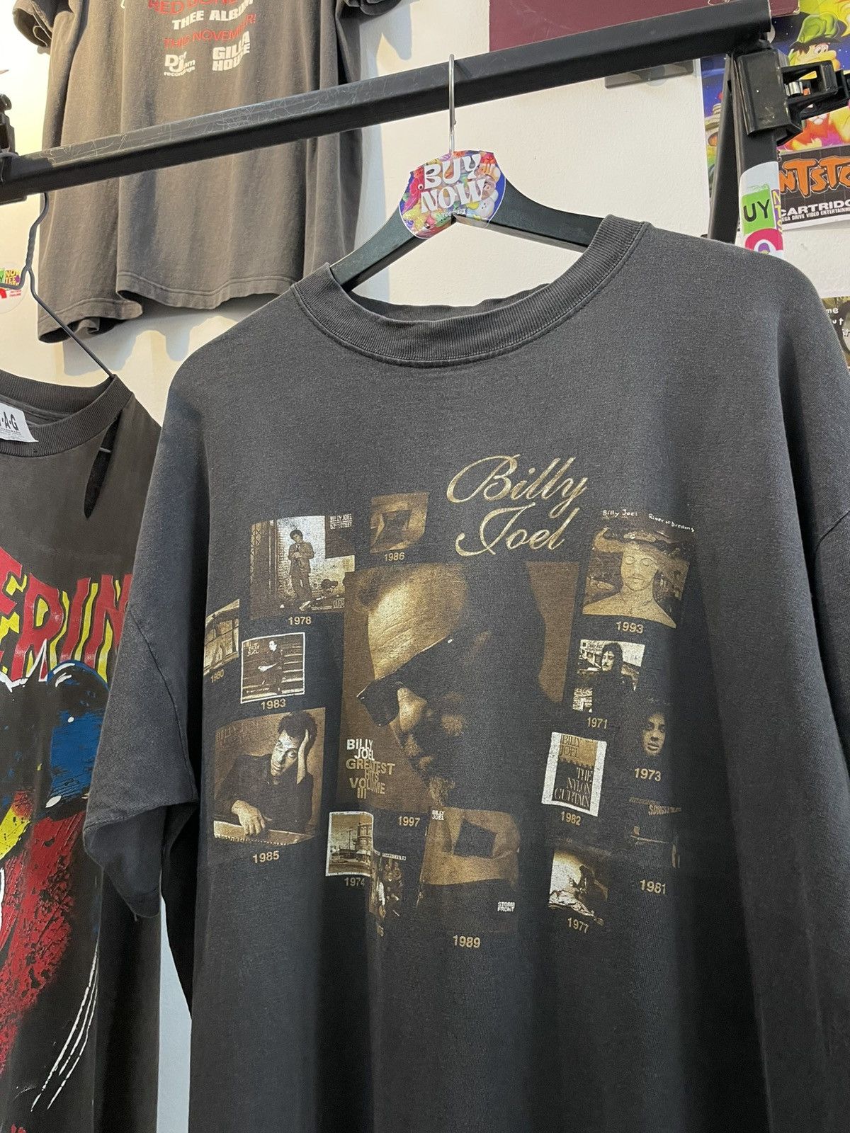 Band Tees Billy joel tour 90's Size US XL / EU 56 / 4 - 1 Thumbnail