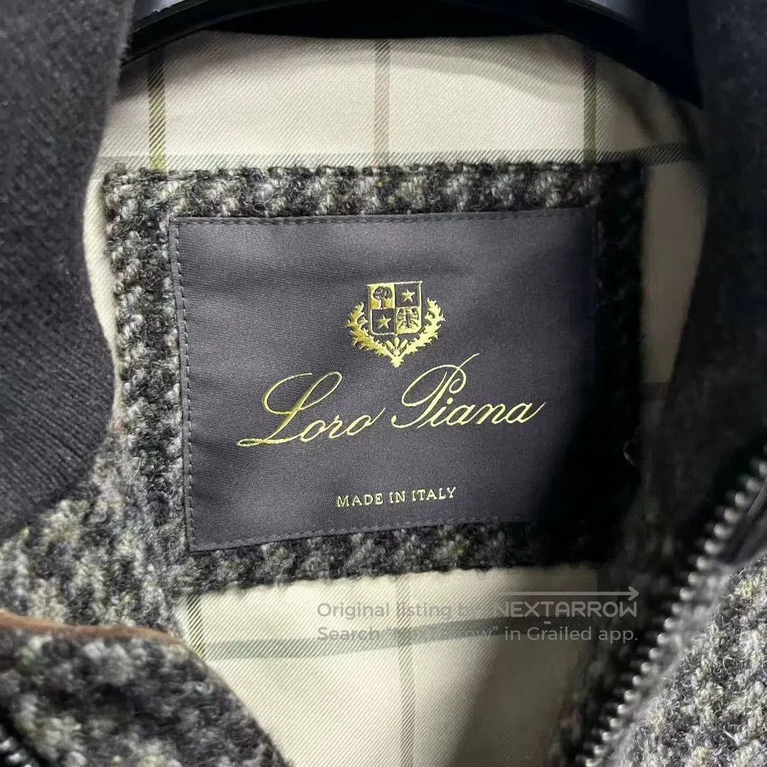 Loro Piana Loro Piana Chocolate Brown Check Wool Jacket. Size US M / EU 48-50 / 2 - 3 Thumbnail
