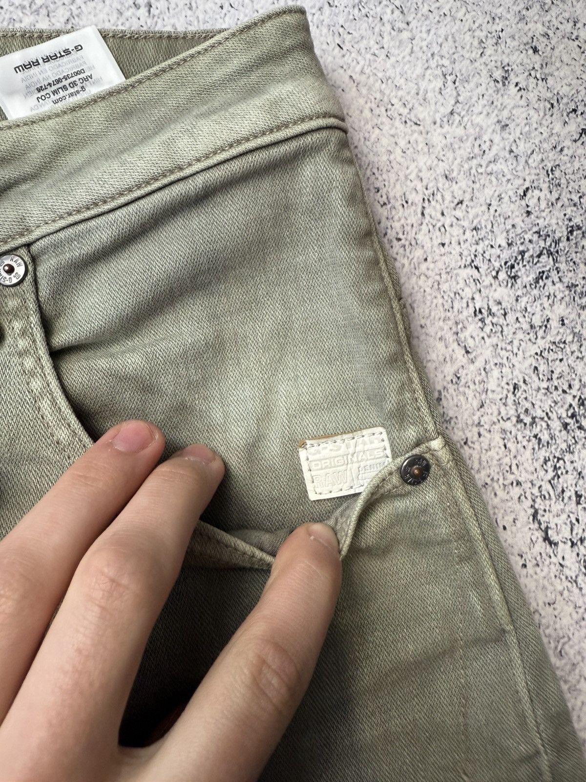 G-Star Rare Vintage G-Star Raw 3D Slim Pants 90's Y2K Size US 32 / EU 48 - 11 Thumbnail