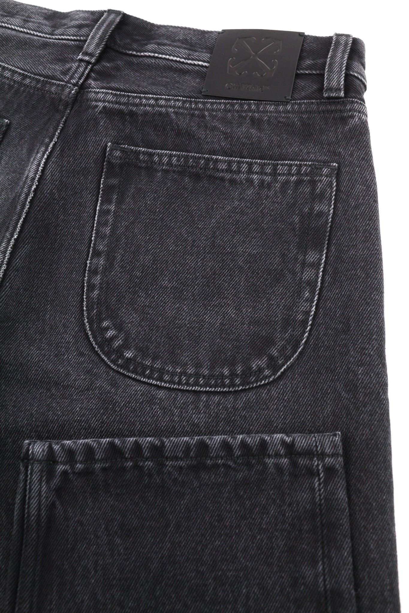 Off-White 30 Tapered 100% Cotton Vintage Black Buttoned 81878 Size US 30 / EU 46 - 5 Thumbnail