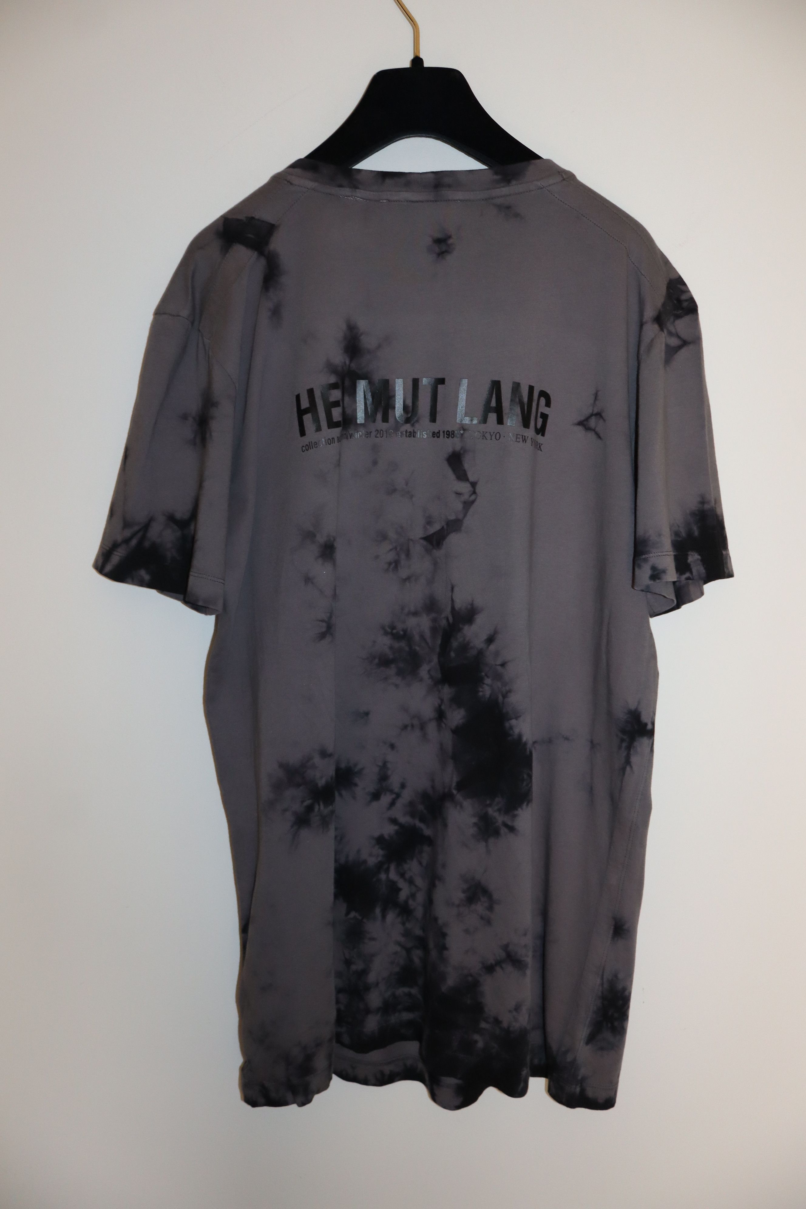 Helmut Lang tie dye logo print t-shirt Size US S / EU 44-46 / 1 - 5 Thumbnail