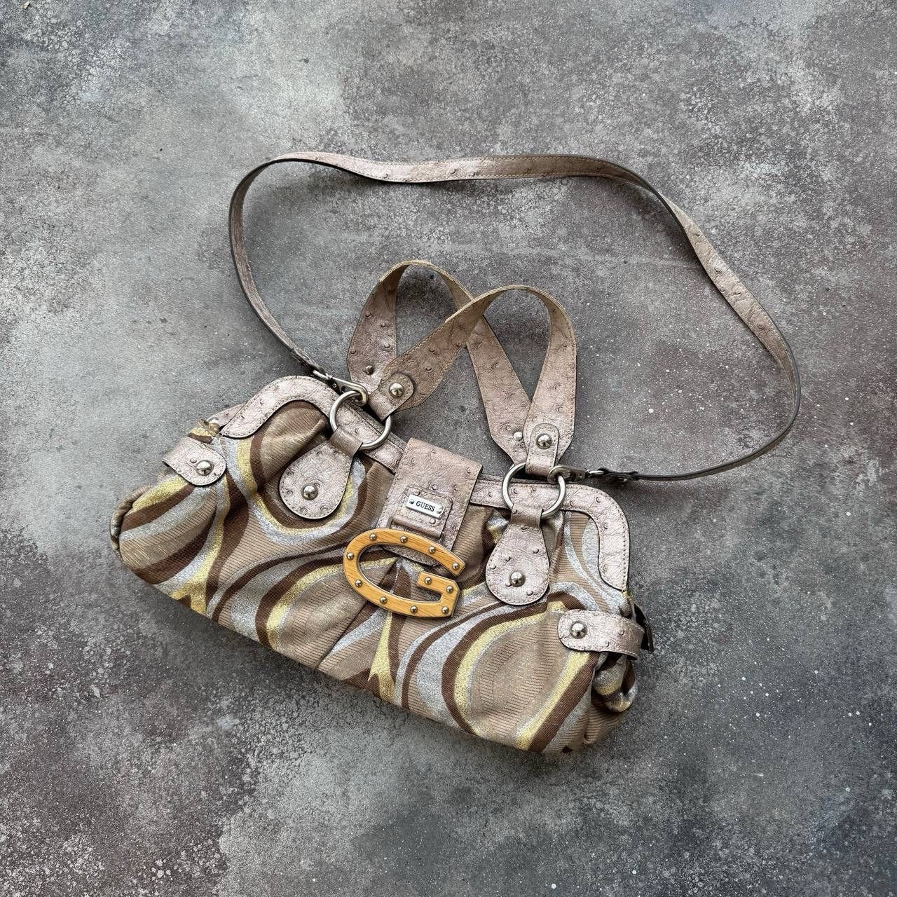 Y2K Guess Vintage Glam Shoulder Bag