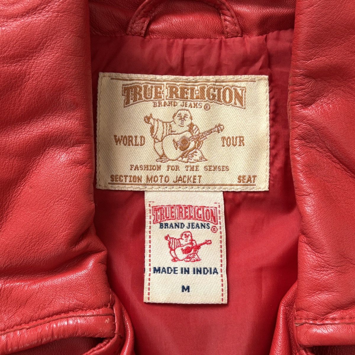 True Religion True Religion Vintage Y2K Leather Moto Jacket Size M / US 6-8 / IT 42-44 - 13 Thumbnail