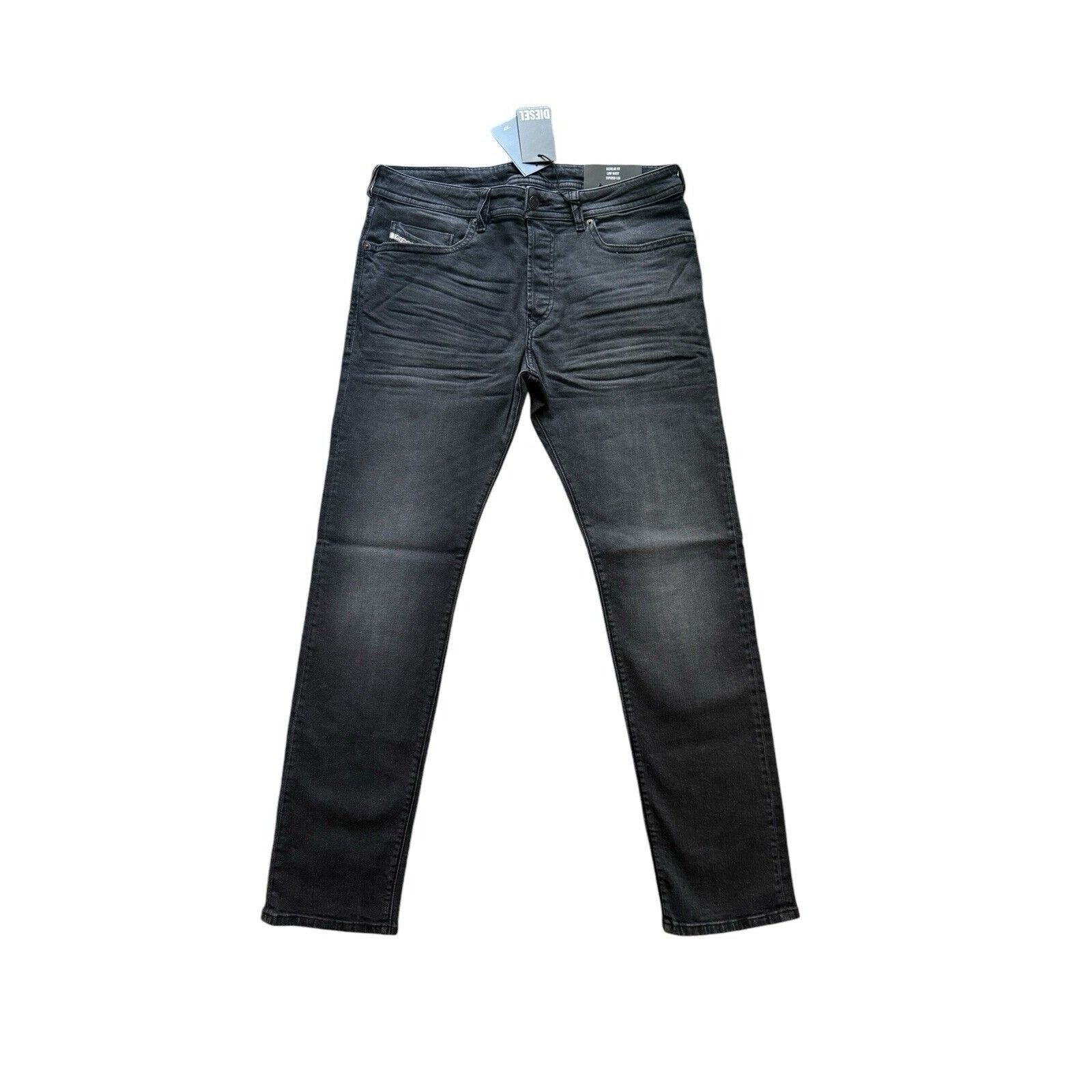 Diesel Diesel Mens Jeans Buster Slim Tapered RM063 Black Size 32/32 Size US 32 / EU 48 - 1 Thumbnail