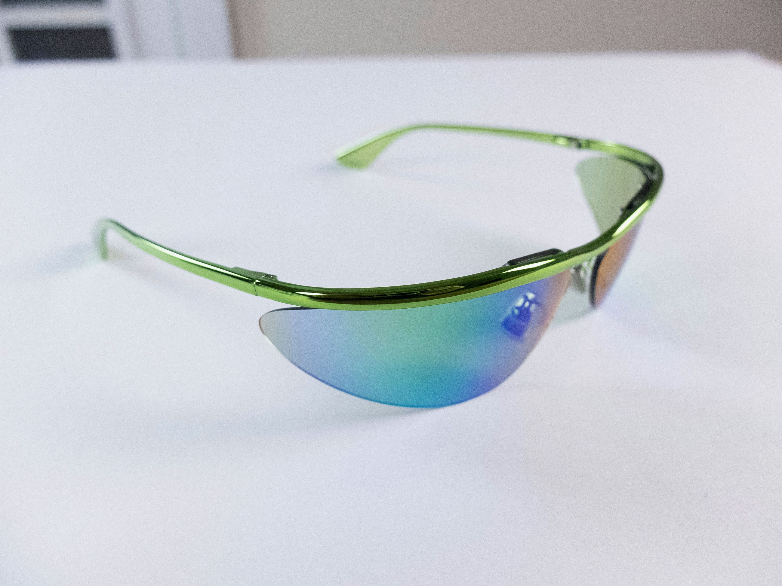 Bottega Veneta BOTTEGA VENETA green Shield mirrored sunglasses BV1174S q Size ONE SIZE - 7 Thumbnail