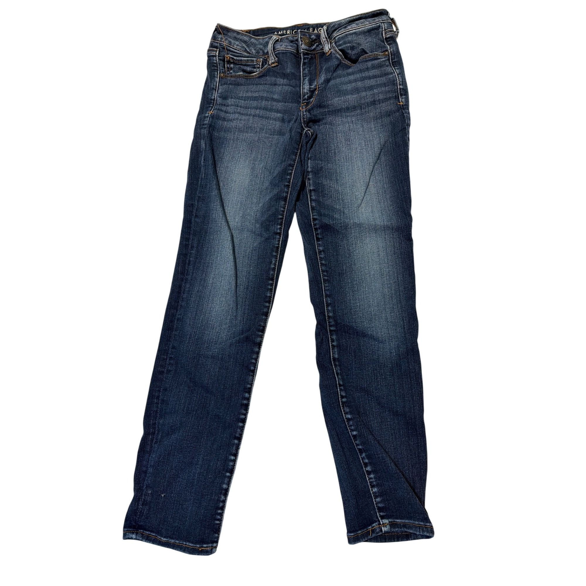 American Eagle Outfitters American Eagle Skinny Jeans Next Level Stretch Blue Denim Si Size 24" / US 00 / IT 34 - 1 Thumbnail
