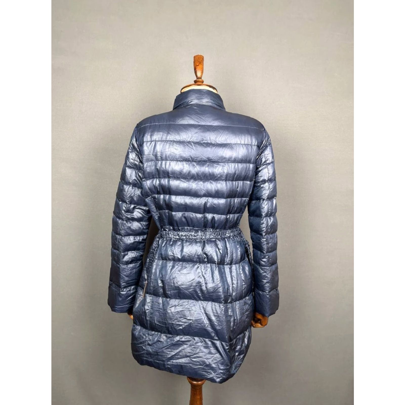 Marella Marella Down Puffer Coat Blue 8 Long Sleeve Zip Coat Womens Regular Size Piumino Lining Piumette Winter Fall Jacket Size M / US 6-8 / IT 42-44 - 2 Thumbnail