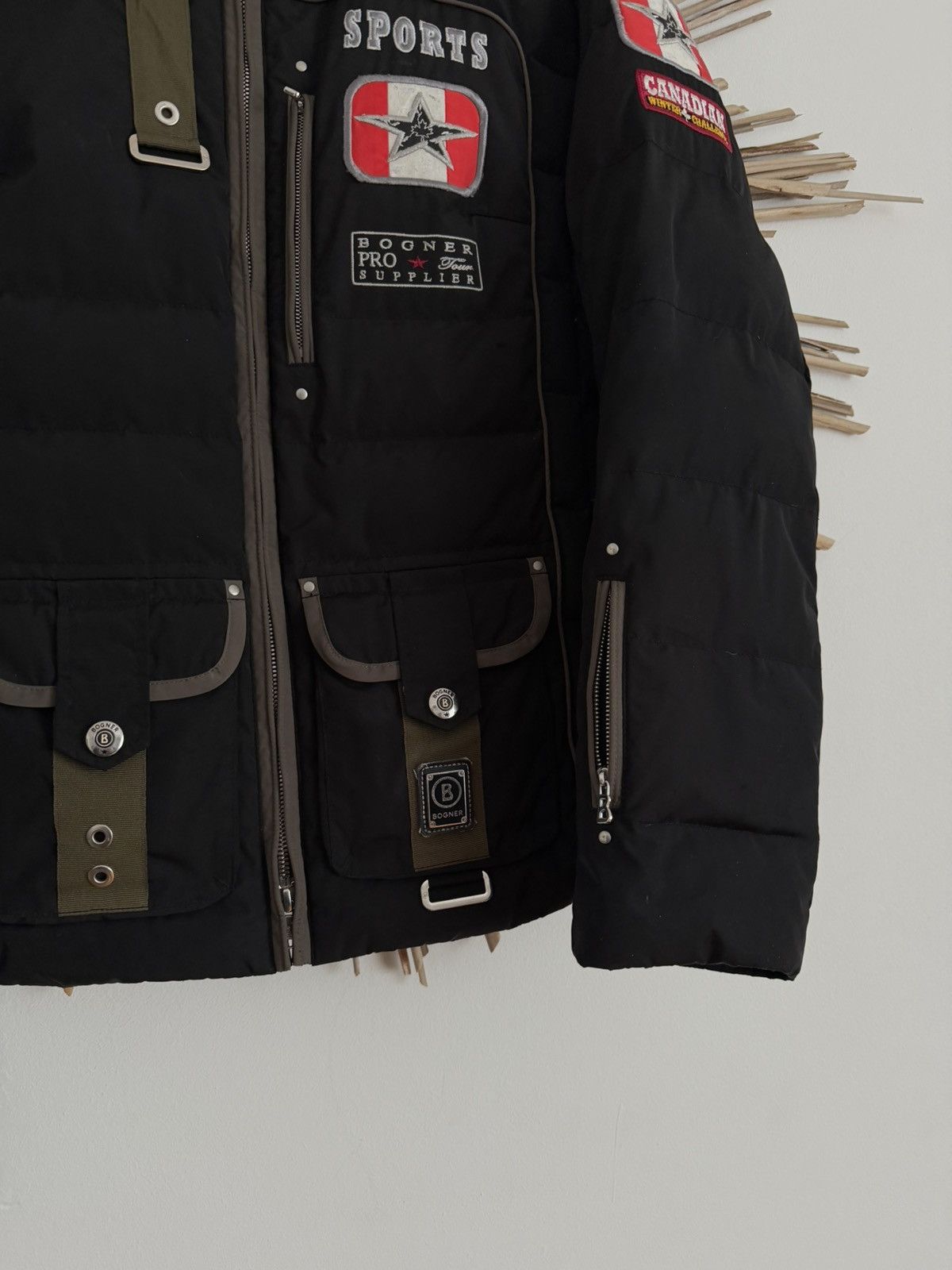 Bogner Bogner Canada Mountain Sports Reflective Ski Bomber Jacket Size US L / EU 52-54 / 3 - 5 Thumbnail