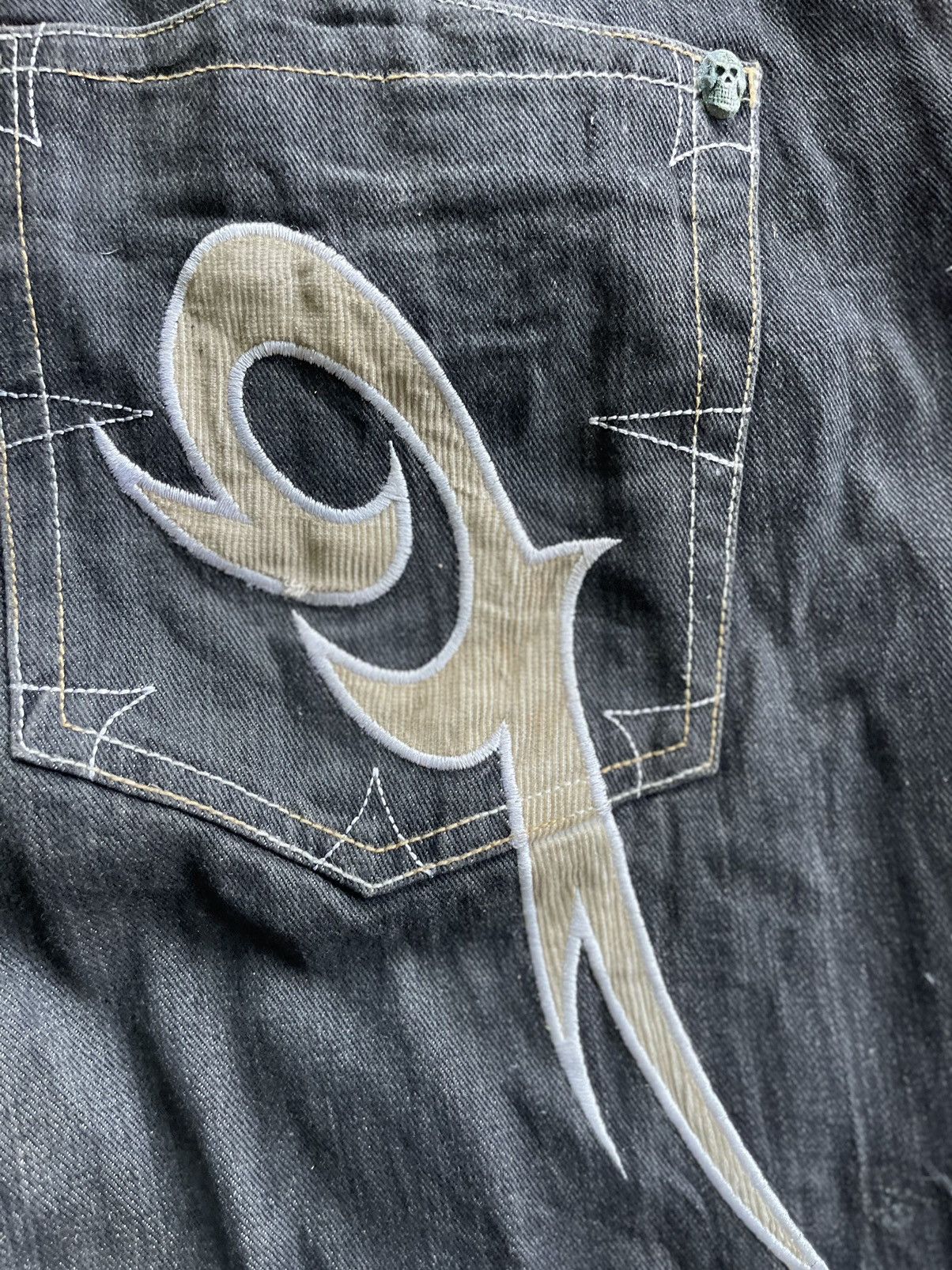 Vintage Inkslingers Baggy Faded Distressed Jeans