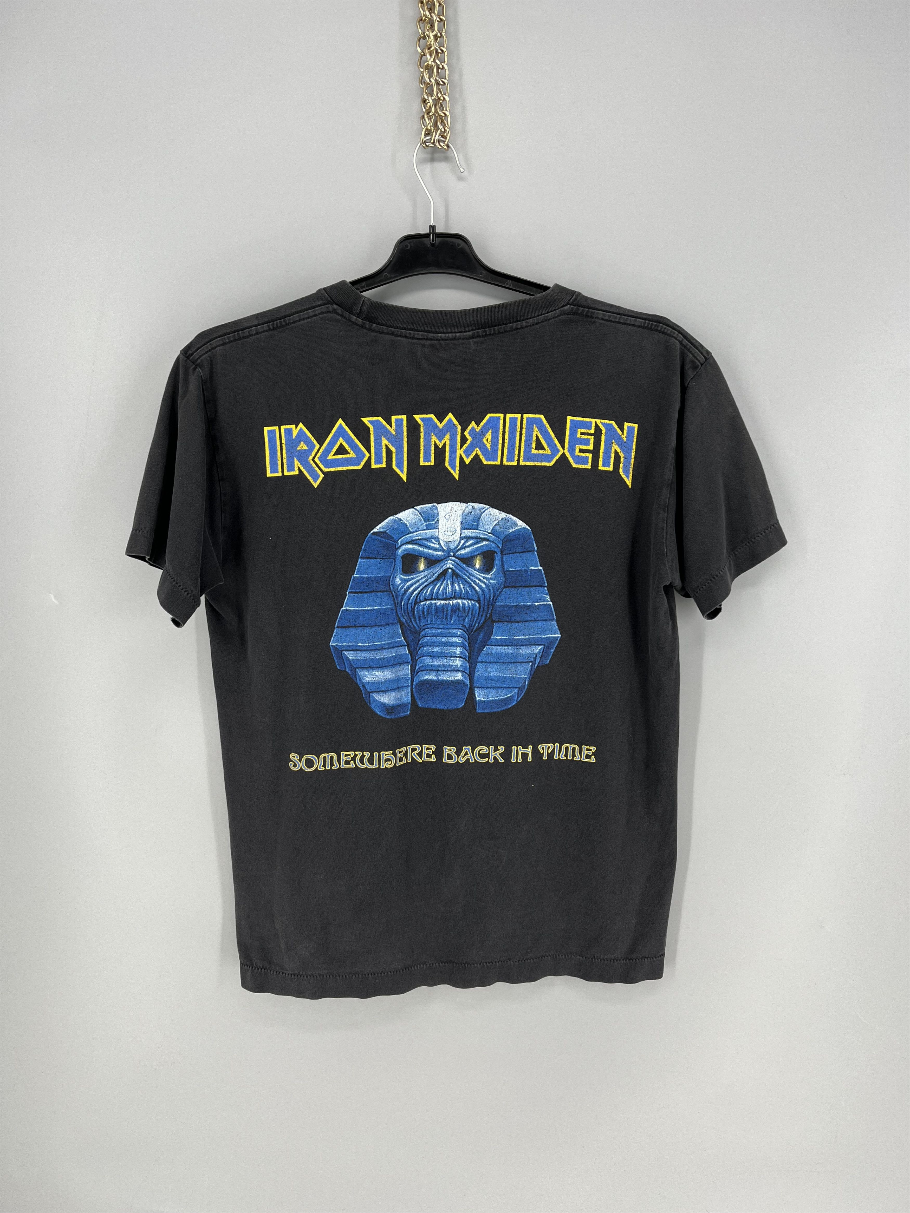 Iron Maiden Vintage Iron Maiden Double Sided Tee Vtg 90s Travis Size US M / EU 48-50 / 2 - 12 Thumbnail