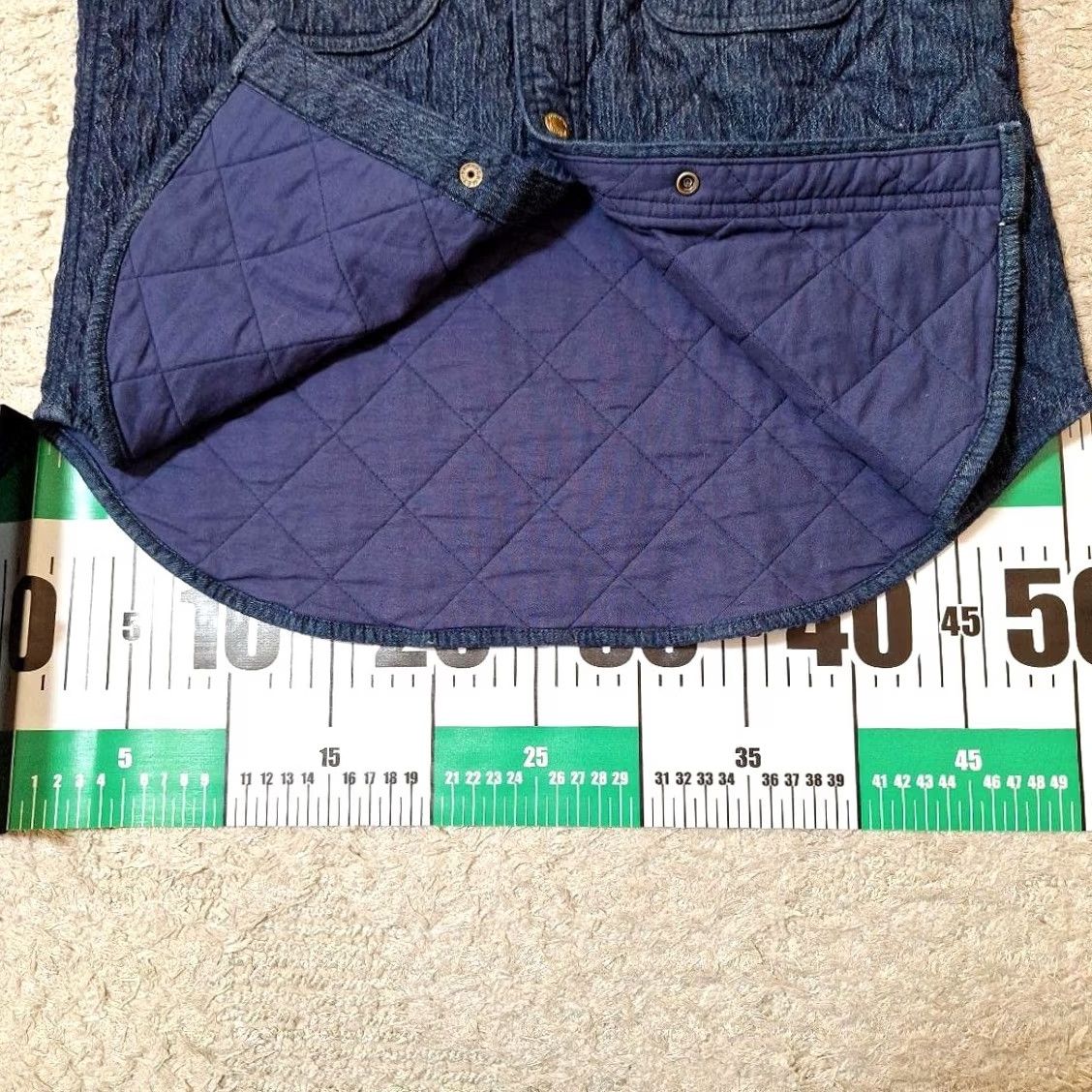 Studio D'Artisan STUDIO D'ARTISAN Quilted Work Shirt Blue Size 36 Made In JAPAN Men Long Sleeve Button-Up Cotton Relaxed Size US M / EU 48-50 / 2 - 6 Thumbnail