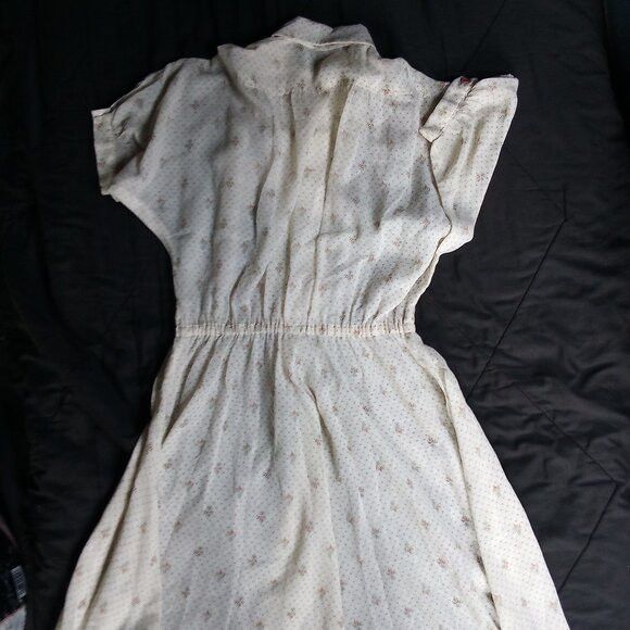 Other Vintage Floral Pattern Cottage Dress Midi Size M / US 6-8 / IT 42-44 - 7 Thumbnail