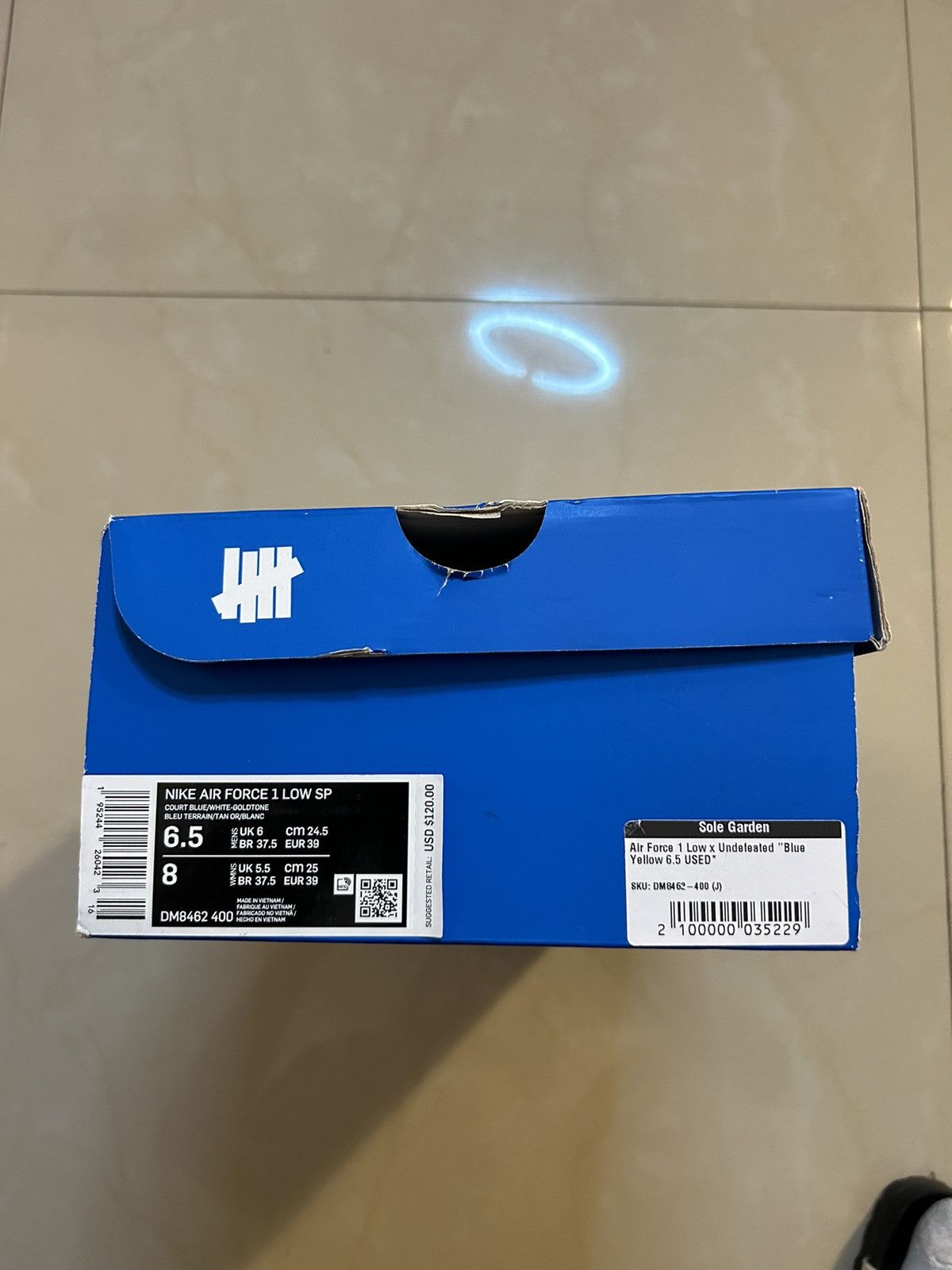 Nike × Undefeated Nike x undefeated Air Force 1 Size US 6.5 / EU 39-40 - 2 Thumbnail