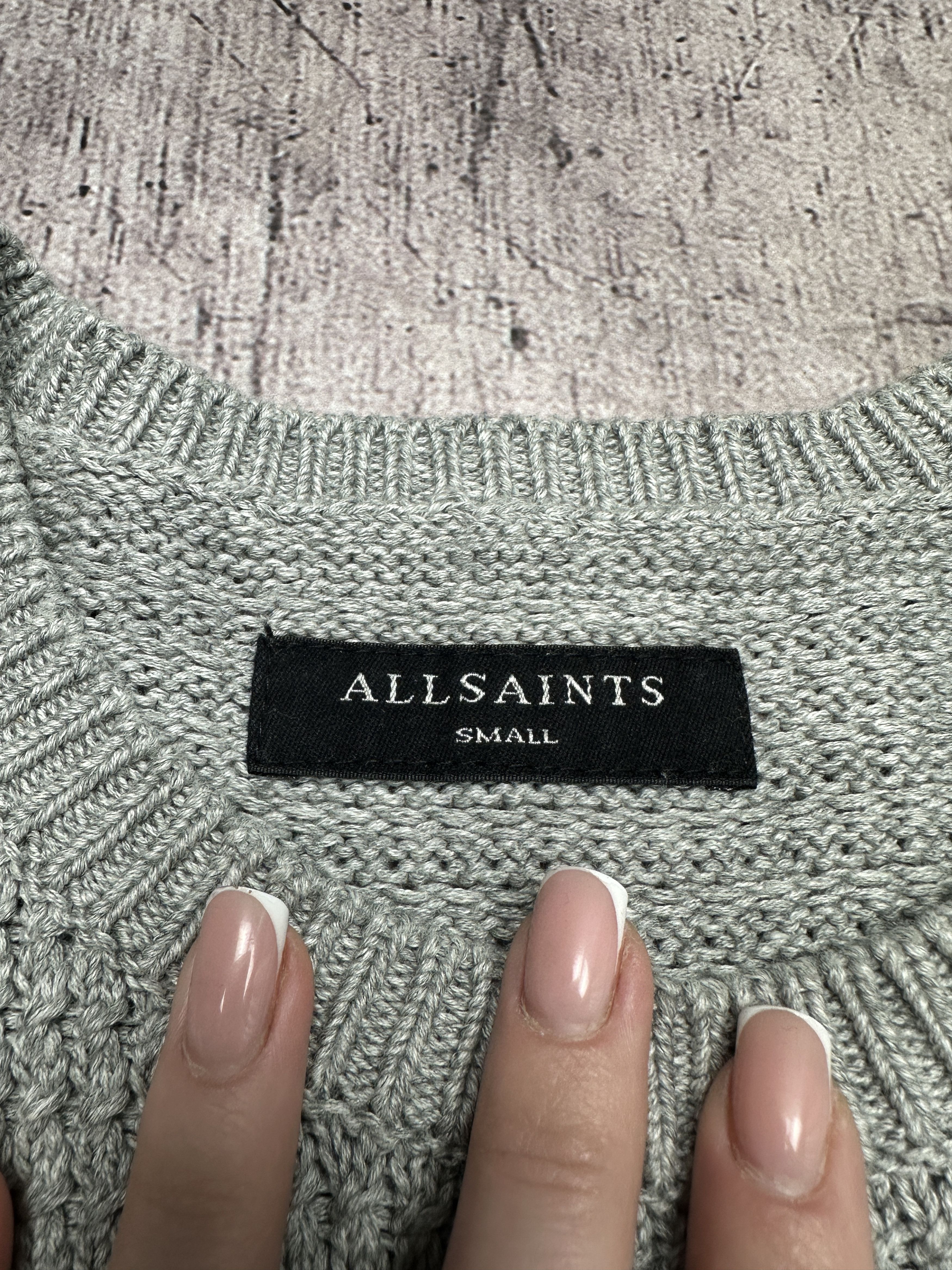 Allsaints Allsaints Mens Ettrick Crew Neck Knit Sweater Size US S / EU 44-46 / 1 - 3 Thumbnail