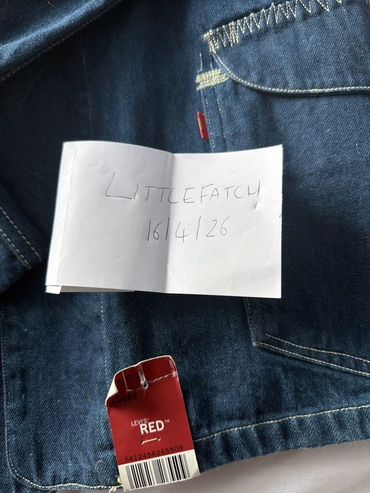 Levi's RARE 2003 Levi’s RED Lucas Sack Coat - Archive - NWT - Large Size US L / EU 52-54 / 3 - 7 Thumbnail