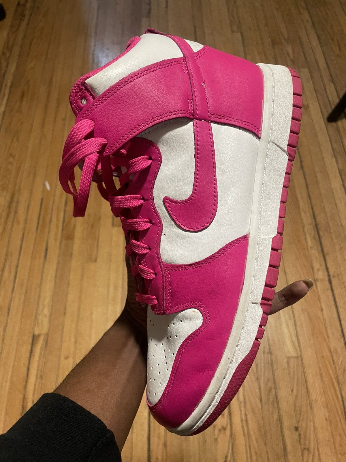 Nike Mens High Top Pink Dunk Sz: 10 Size US 10 / EU 43 - 8 Thumbnail