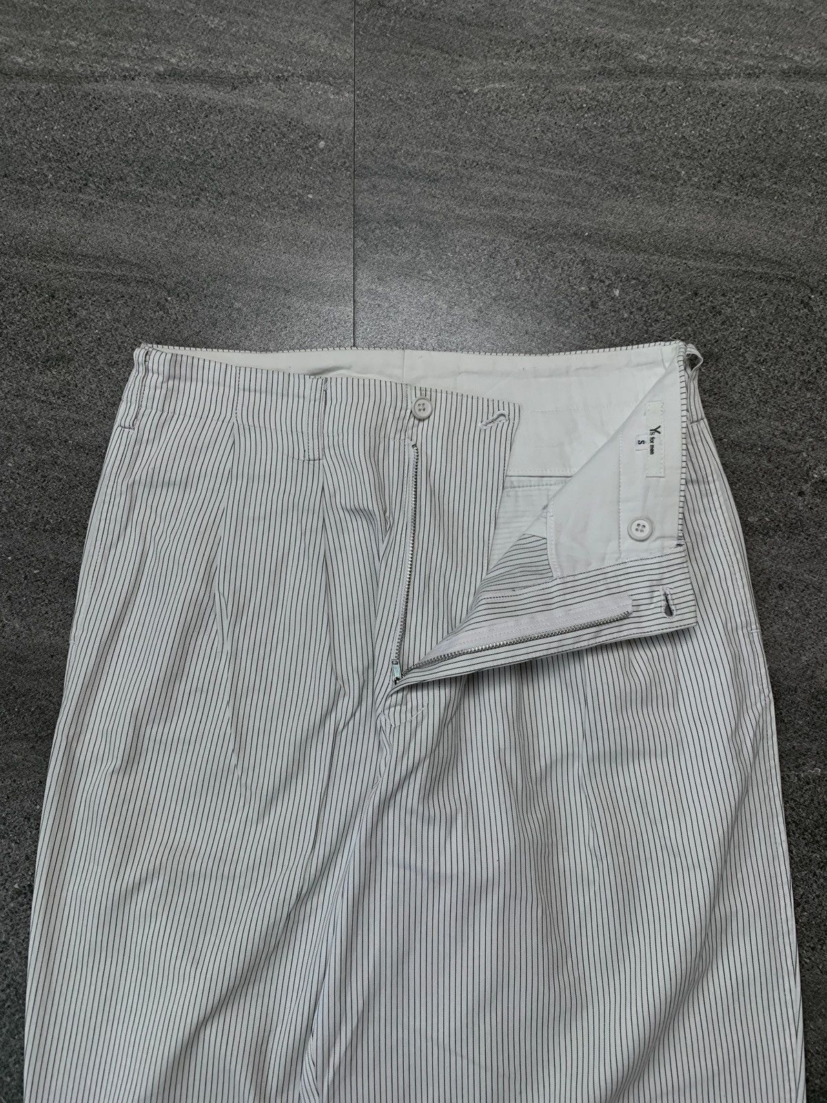 Yohji Yamamoto FREE TAX! Striped Wideleg Ballon Trousers- 29” Size US 29 - 4 Thumbnail