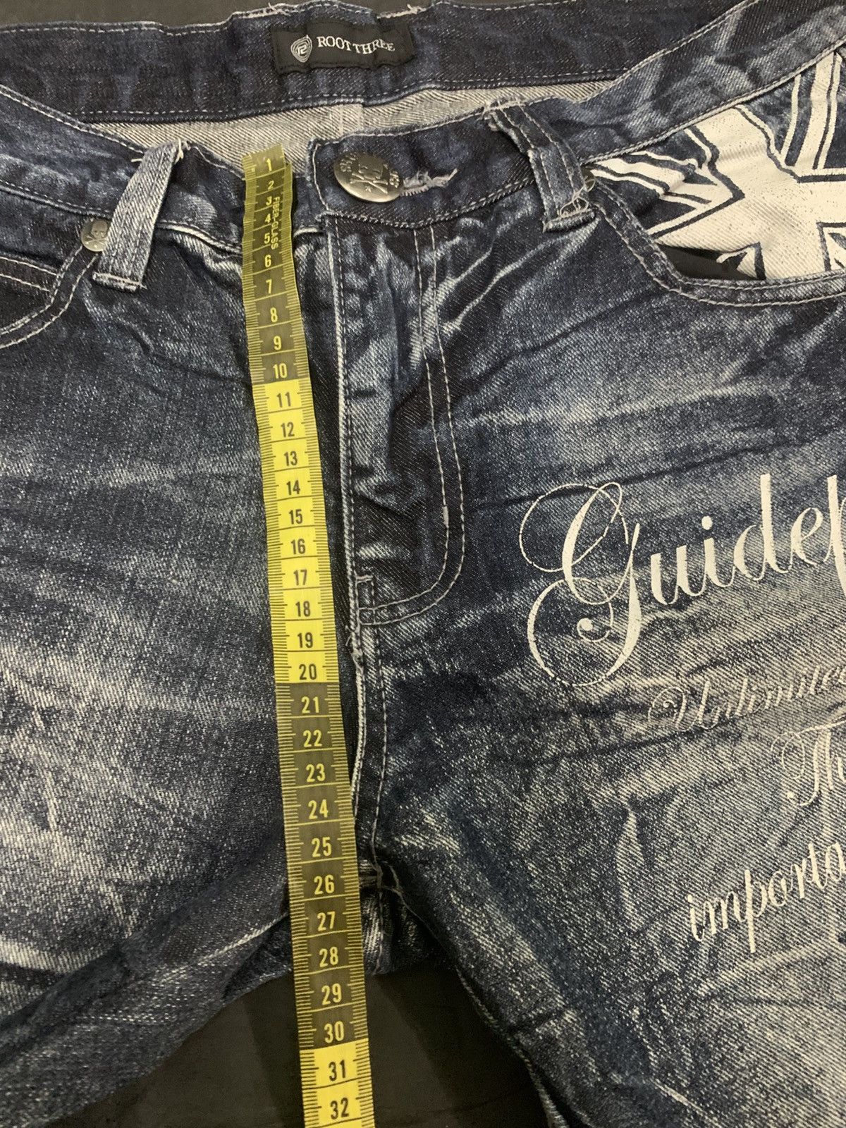 Hysteric Glamour root three skull bones Size US 33 - 11 Thumbnail