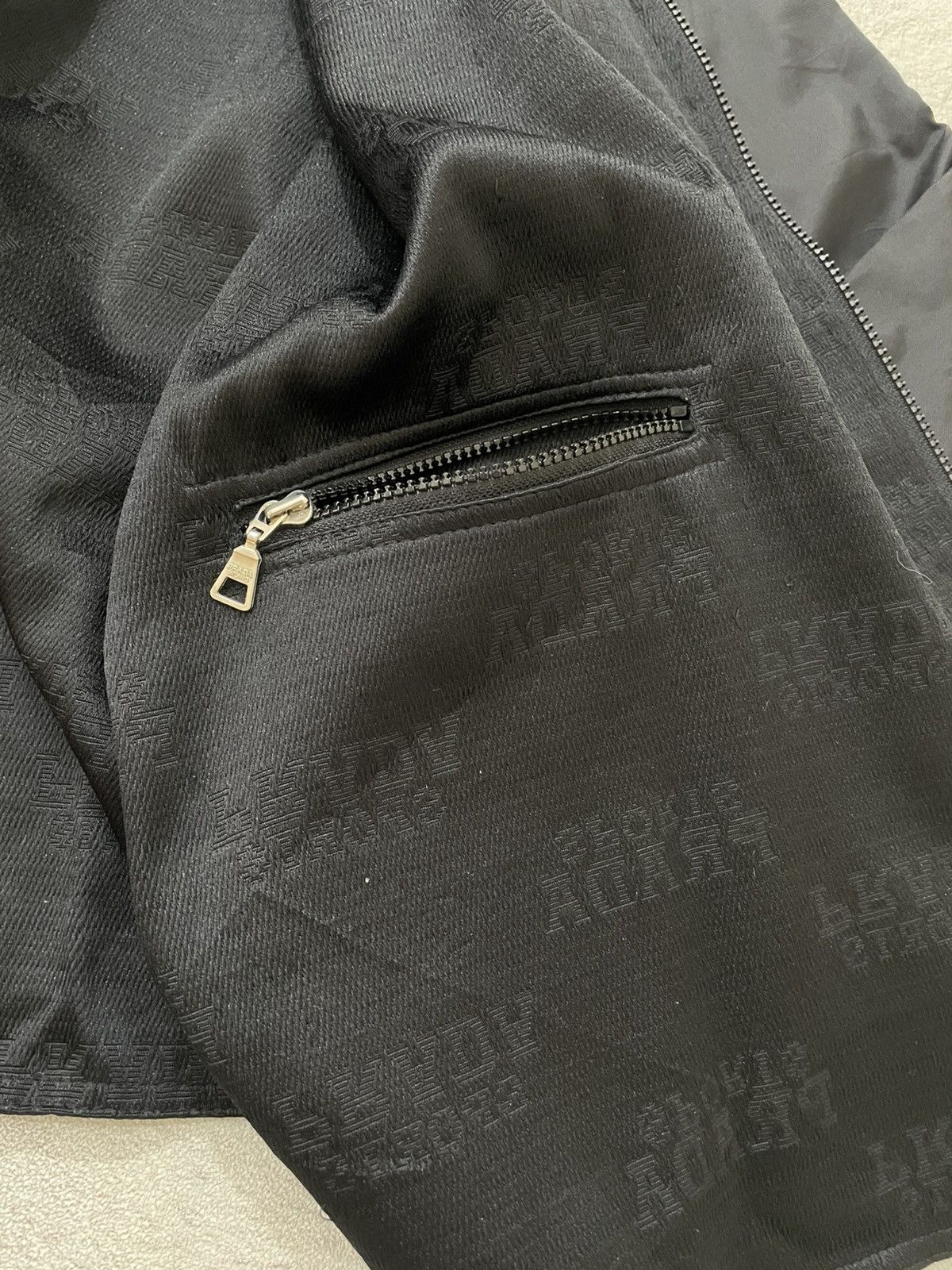 Japanese Brand 2000s Prada Big Logo Jacket Embroidered Y2K Hysteric Size US XXL / EU 58 / 5 - 7 Thumbnail