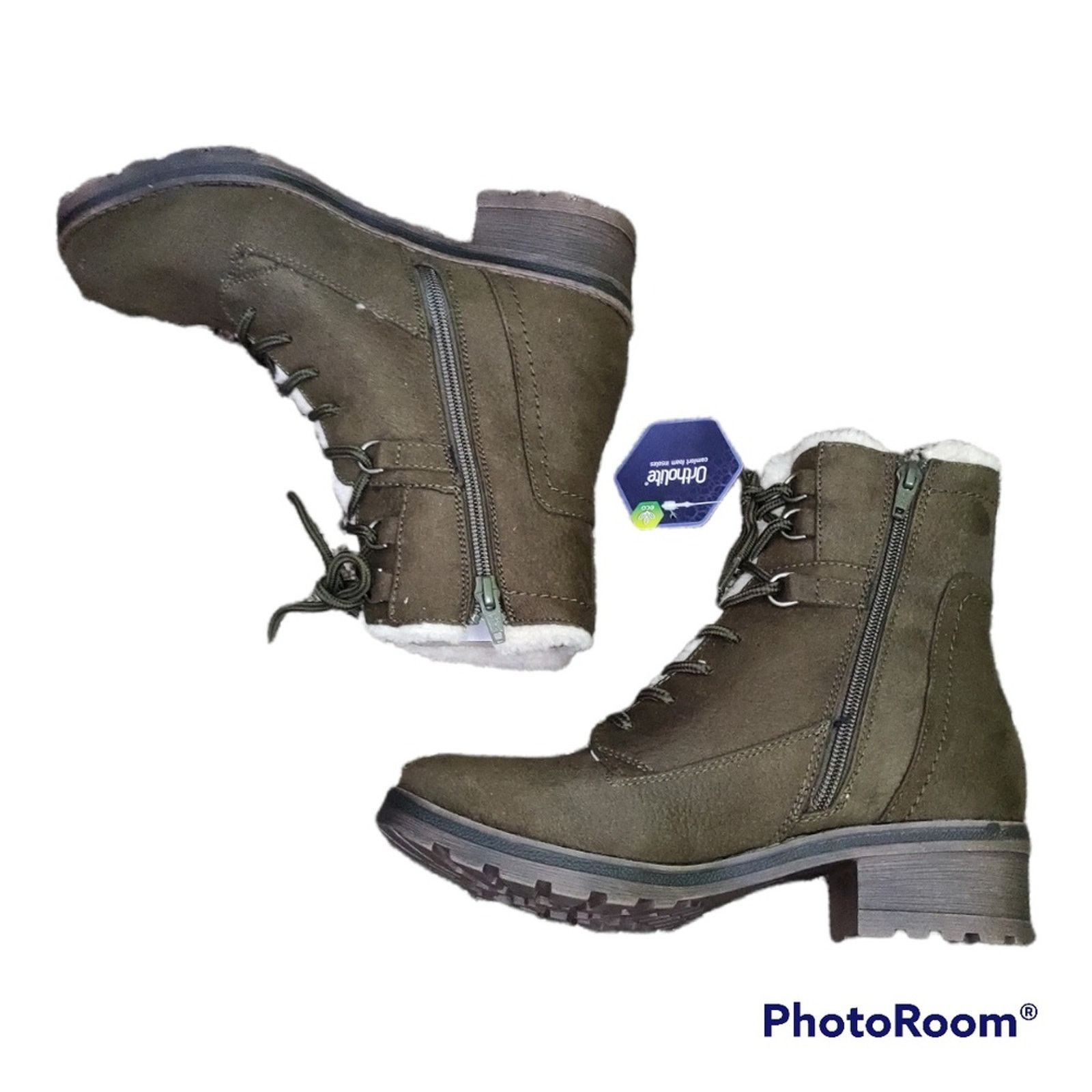 Sonoma Sonoma Goods For Life Platypus Sherpa-Lined Combat Boots 6.5 Size US 6.5 / IT 36.5 - 3 Thumbnail