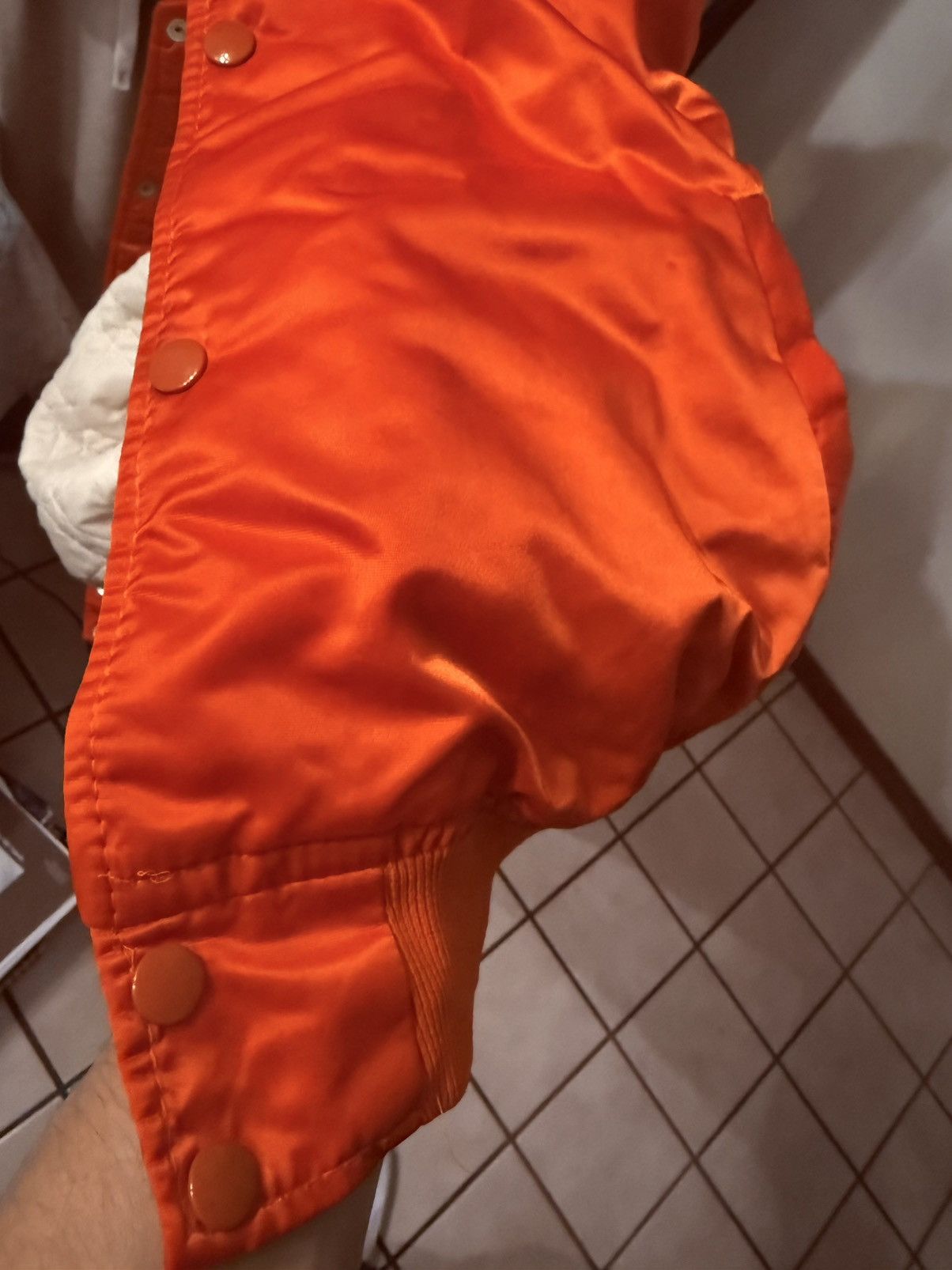 Starter Vintage Denver Broncos Orange Starter Satin Bomber Jacket XL Size US L / EU 52-54 / 3 - 11 Thumbnail