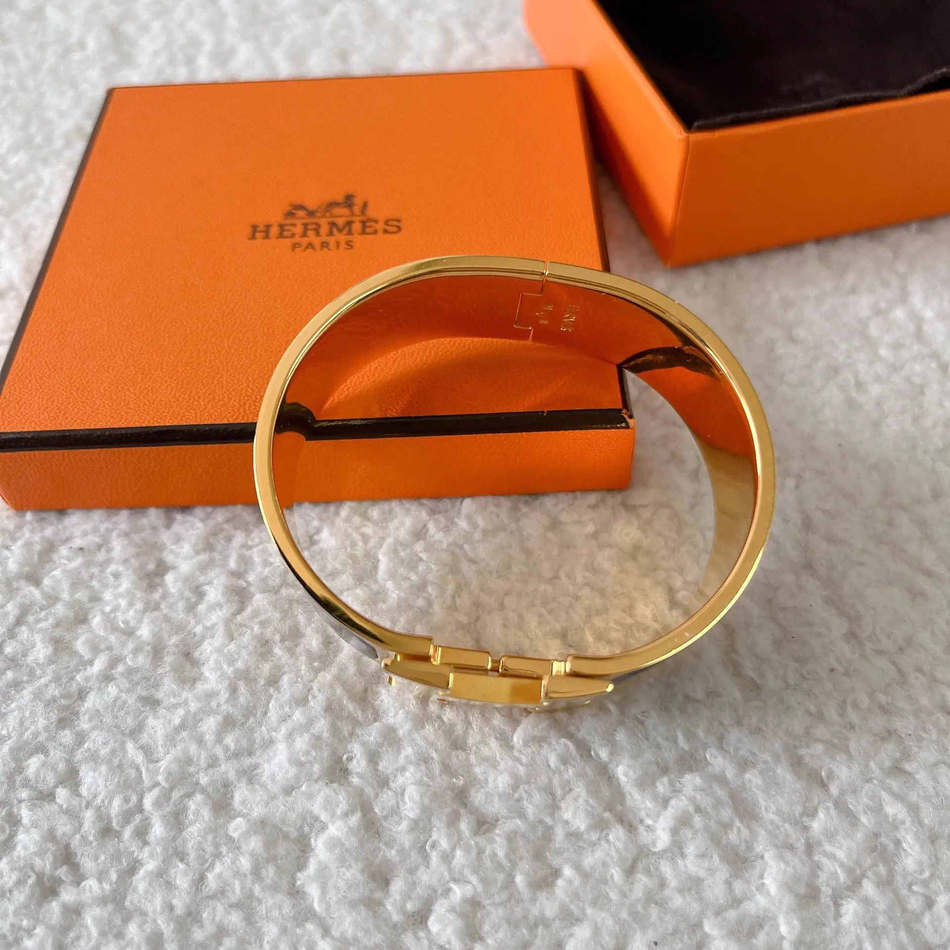 Hermes Hermes wide bangle pre-owned Size ONE SIZE - 4 Thumbnail