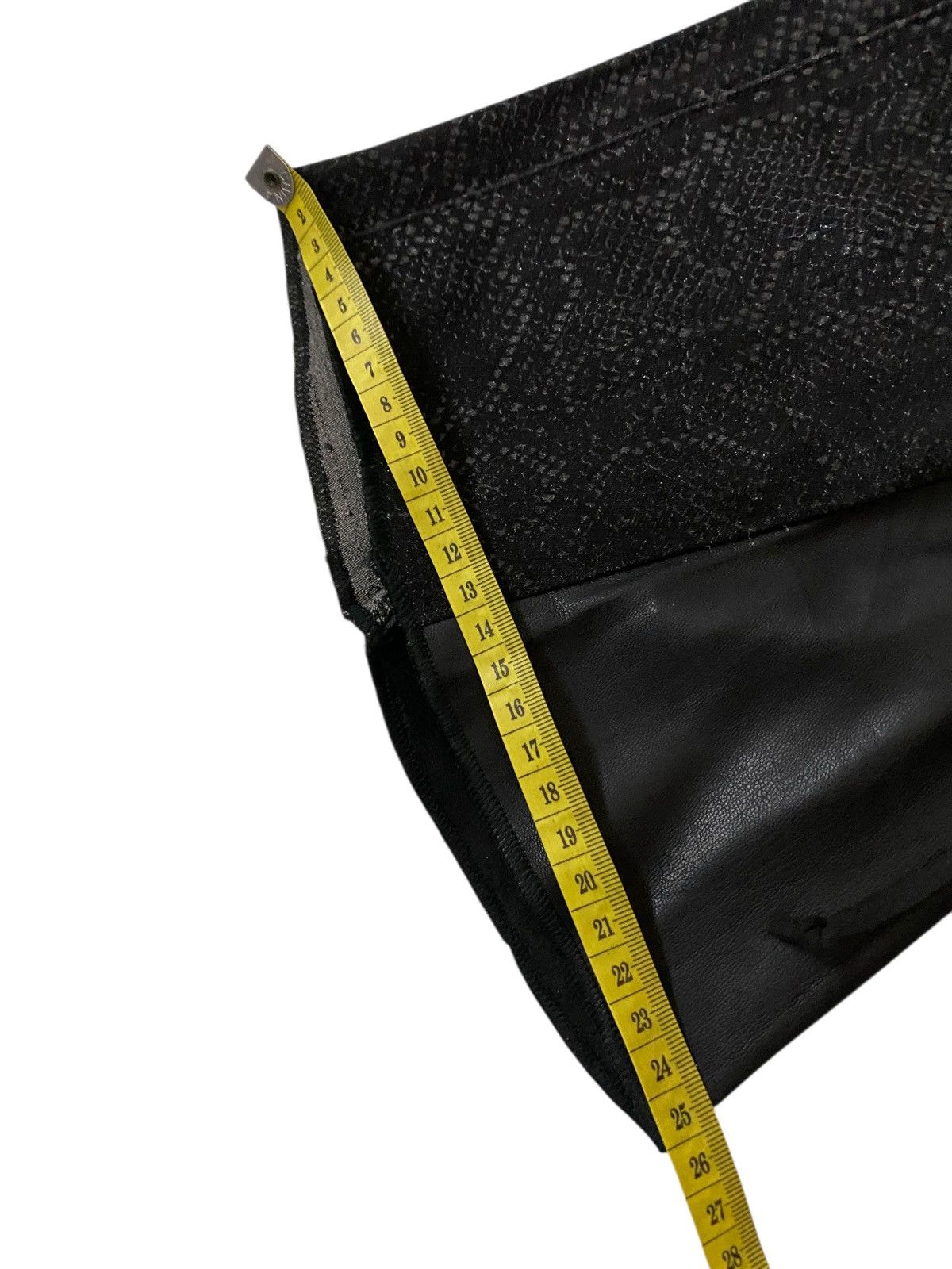 If Six Was Nine 2000's Snakeskin Laced Up Chain Custom Flared Pants Size US 28 / EU 44 - 12 Thumbnail