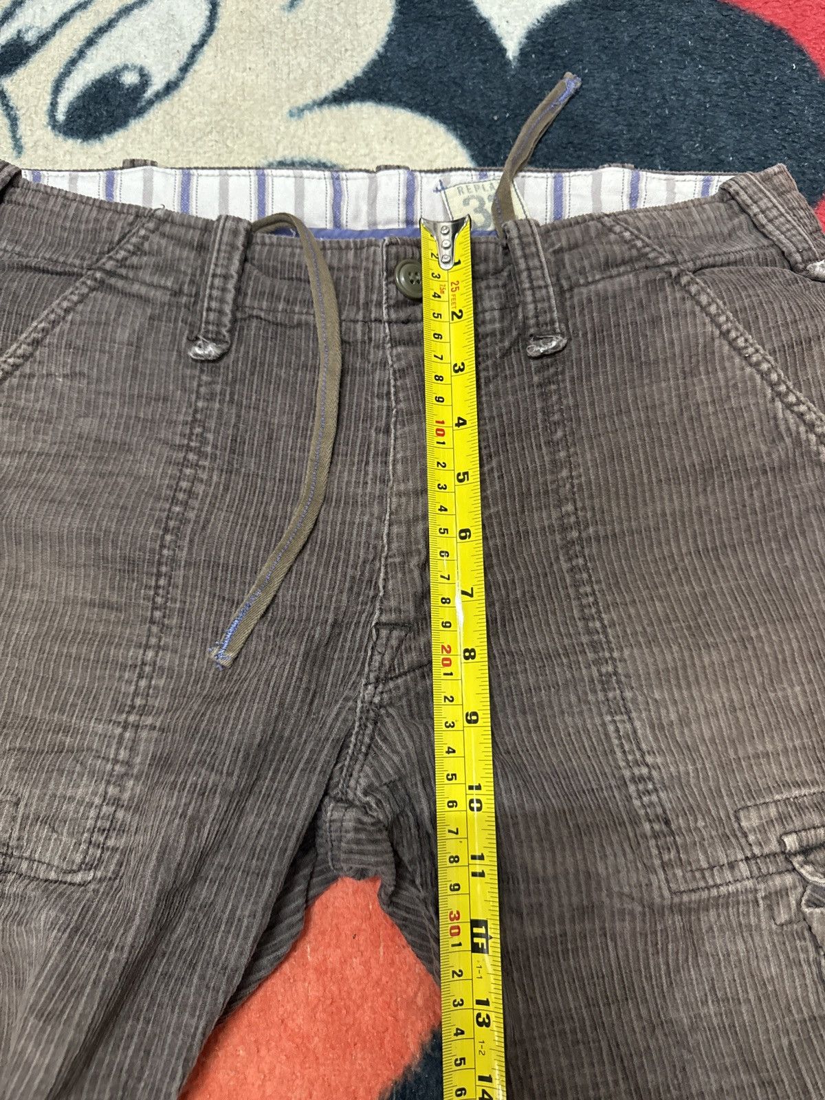 REPLAY CORDUROY CARGO PANTS