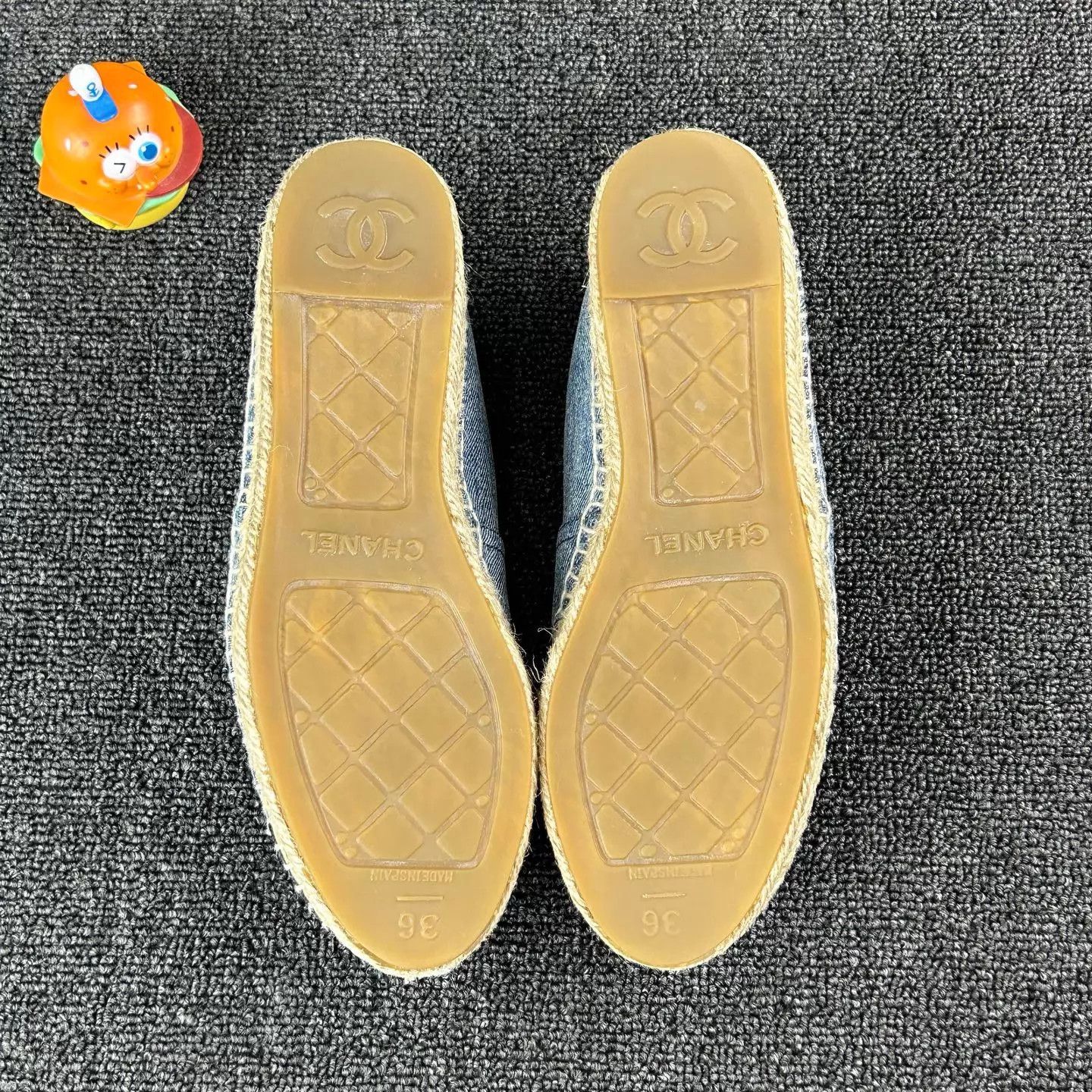 Chanel Chanel Denim CC Embroidered Fisherman Shoes 36 Size US 5.5 / IT 35.5 - 6 Thumbnail