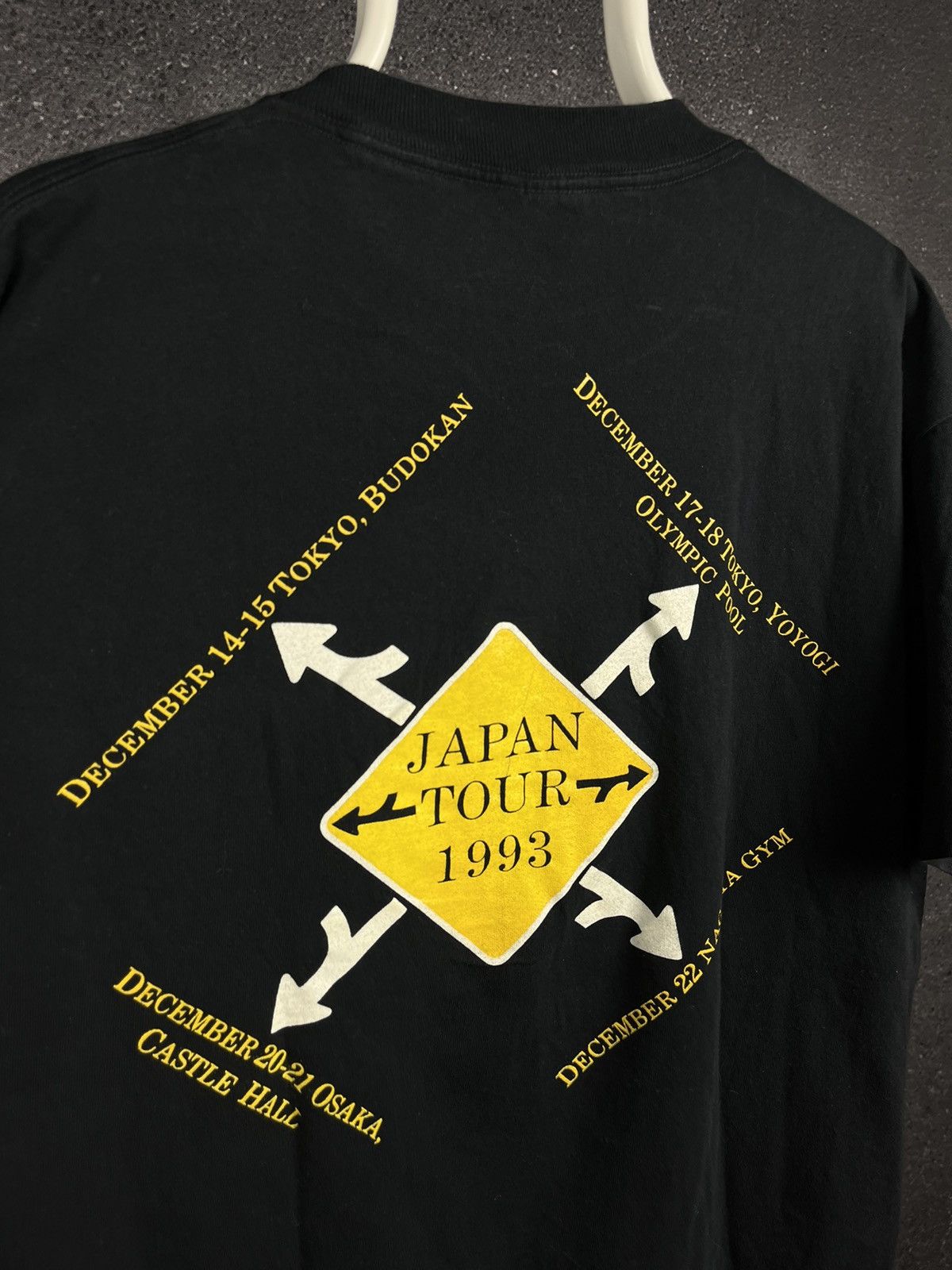 🚧Men's Vintage 1993 Coverdale Page T-Shirt Japan Tour Tee🚧