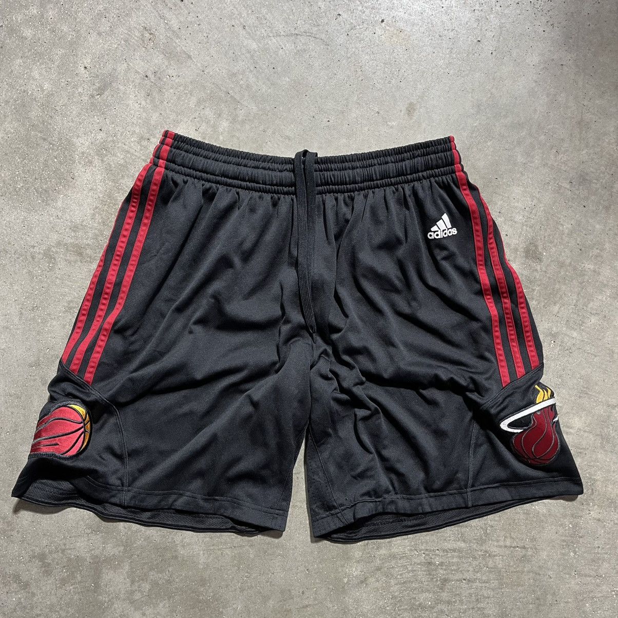 GAME WORN NBA Miami Heat 2017 D-League Adidas Game Shorts