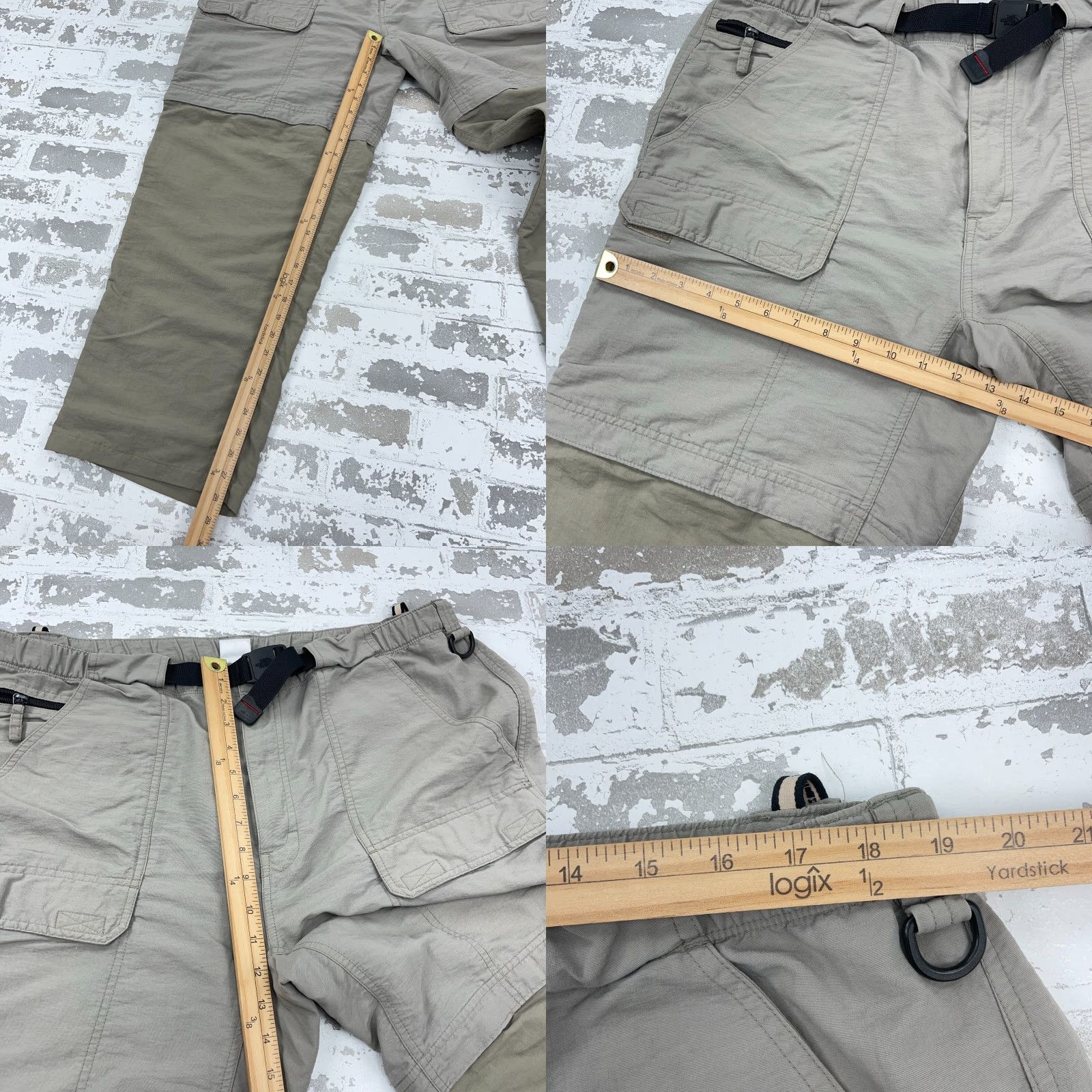 The North Face The North Face Pants Men XL 38x28 Tan Gray Convertible Outdoors Hiking Nylon Size US 36 / EU 52 - 8 Thumbnail
