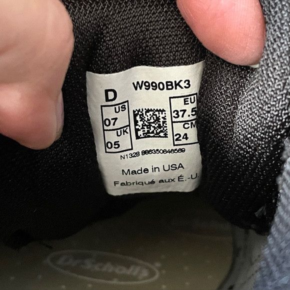New Balance New Balance Black Made in USA 990 Sneakers - 7, worn 1X!*** Size US 7 / IT 37 - 5 Thumbnail