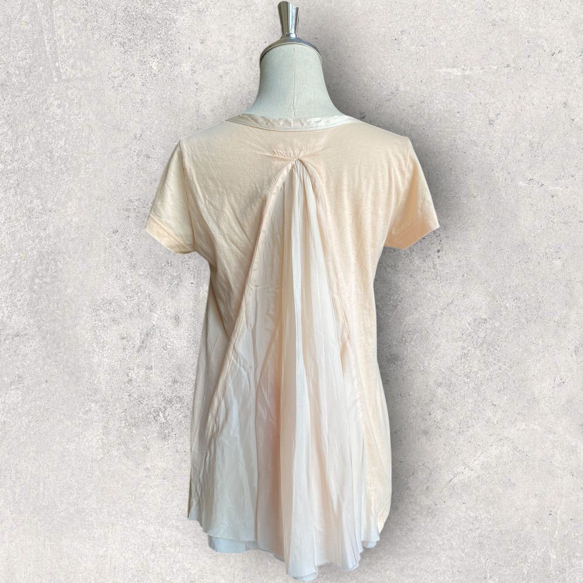 Sacai Sacai Luck Back Silk Split T Shirt Size M / US 6-8 / IT 42-44 - 3 Thumbnail