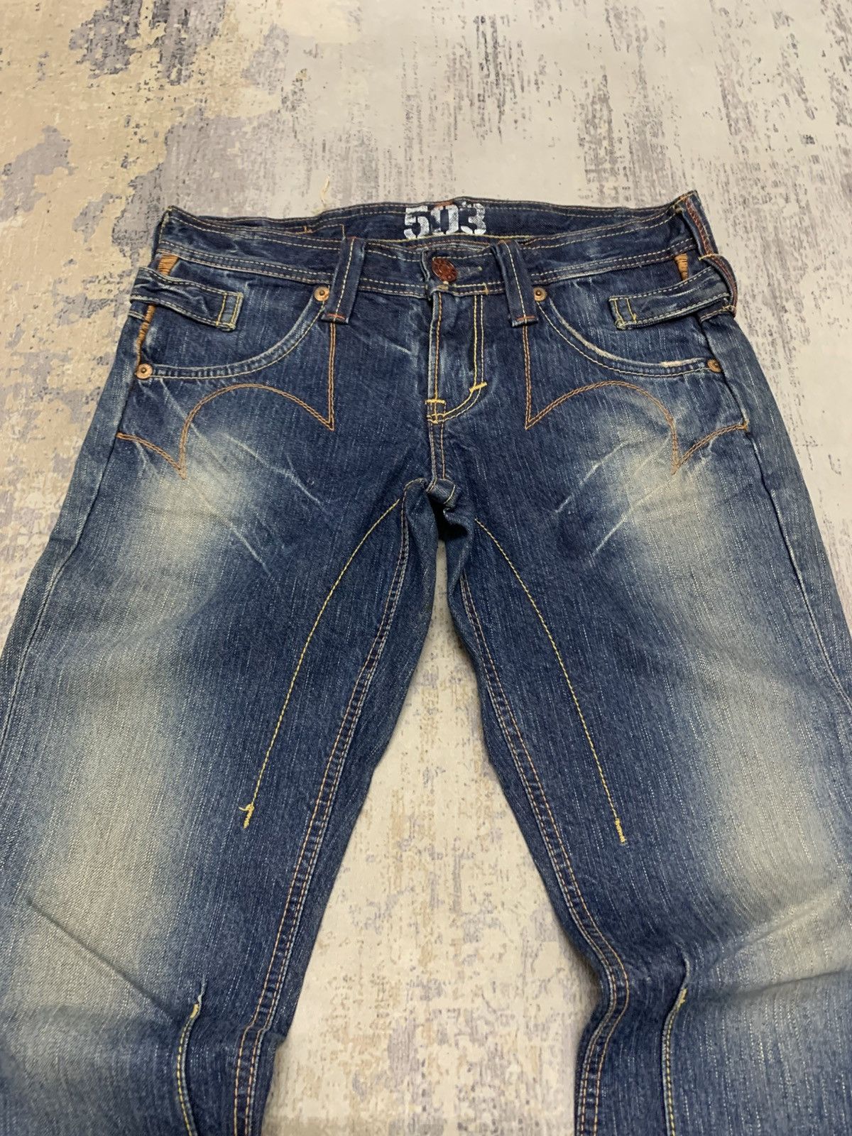 Edwin EDWIN 503 BLUE TRIP FLARE JEANS Size US 31 - 2 Thumbnail