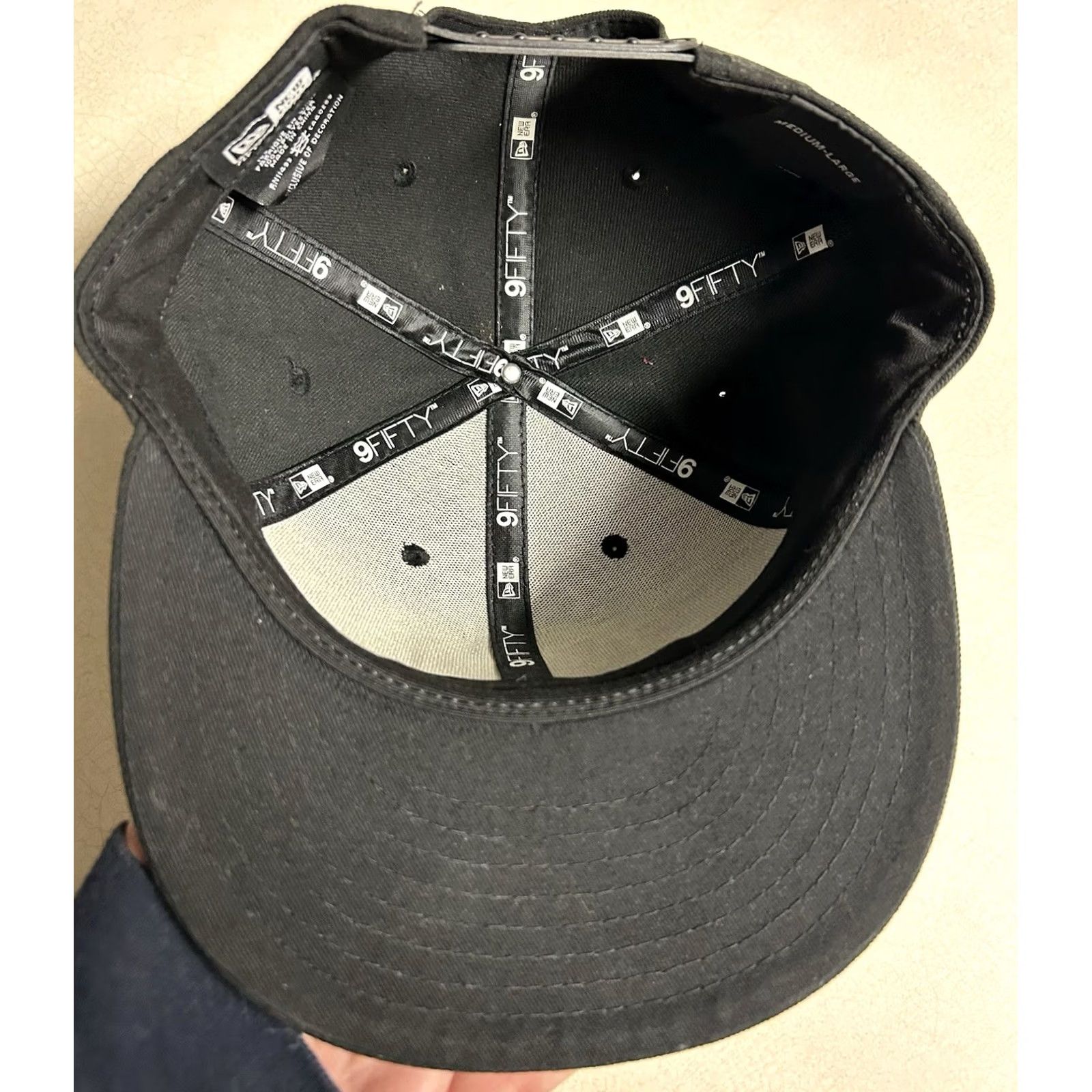 Vintage VINTAGE Chicago Bandits 9Fifty Snapback Hat Cap Black Solid Unisex Adults One Size 90s City Sports Adjustable Breathable Lightweight Cap Mens Womens Size ONE SIZE - 7 Thumbnail