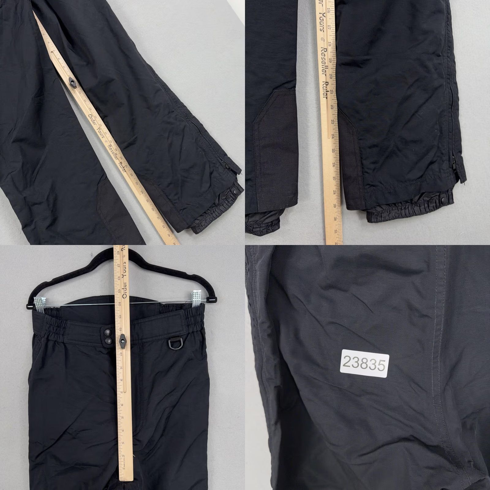 Barker Marker Pants Mens Small Black Insulated Nylon Ski Snowboard Winter Sports Snow Size US 29 - 10 Thumbnail