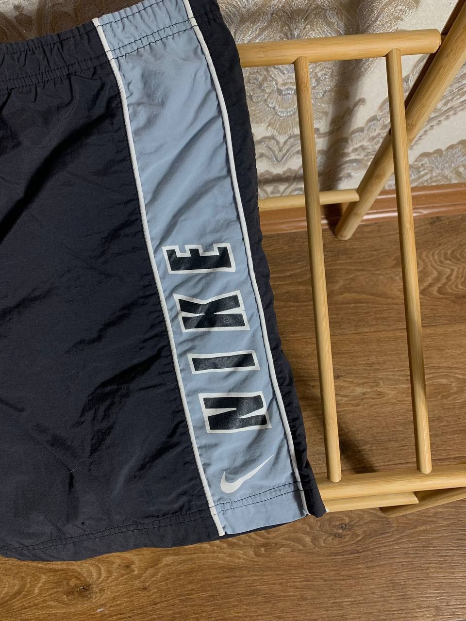 Nike Vintage Nike Nylon Retro Shorts Big Logo Drill Y2K 90s USA Size US 32 / EU 48 - 3 Thumbnail