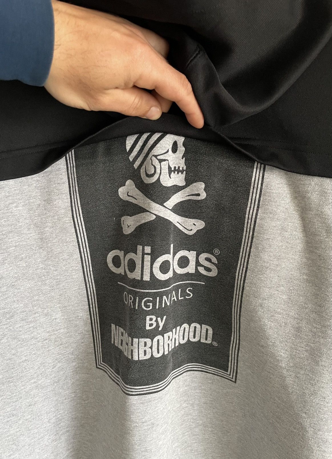 Adidas × Neighborhood Adodas X Neighborhood NBHD Skull Logo Zip Hoodie AONH Tokyo Size US L / EU 52-54 / 3 - 3 Thumbnail