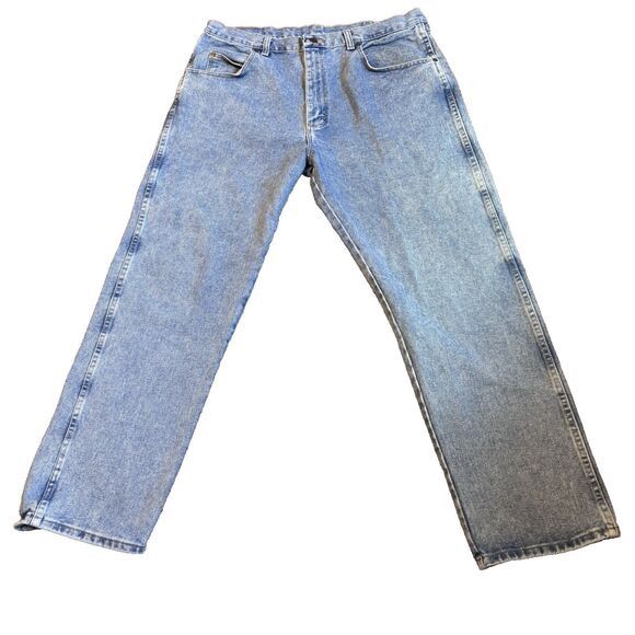 Wrangler Wrangler Jeans Mens 38X30 Blue Rugged Wear Relaxed Fit Work Size US 38 / EU 54 - 1 Thumbnail