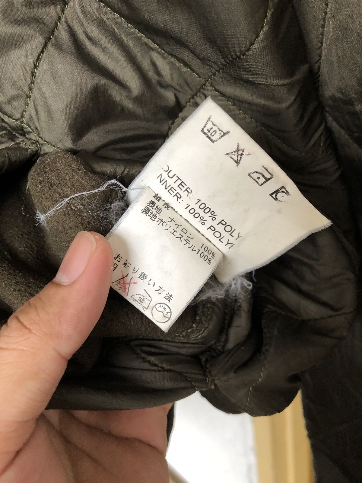 Barbour Vintage Barbour Polar Quilt Zipper Jacket Army Green Size US M / EU 48-50 / 2 - 18 Thumbnail