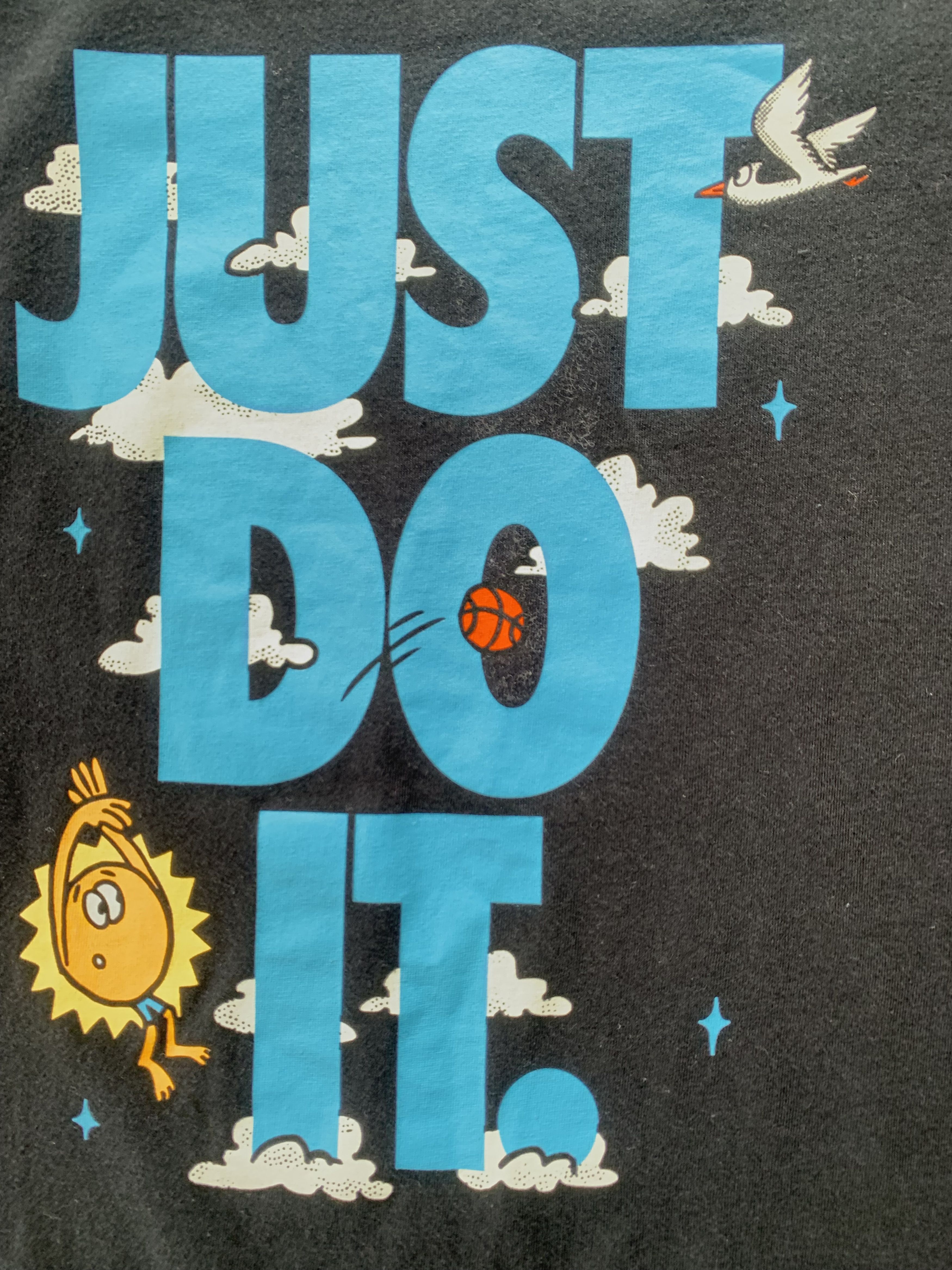 Nike The Nike Tee Black Cotton Printed T Shirt Size US M / EU 48-50 / 2 - 5 Thumbnail