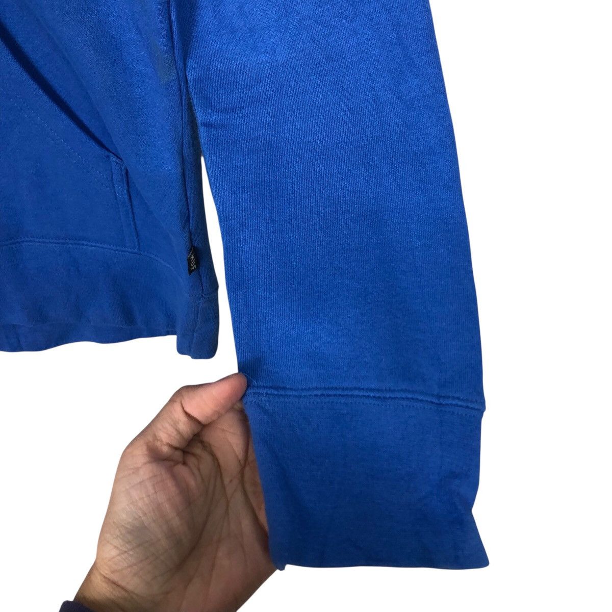 Japanese Brand 📌Rich Blue Vintagr Hoodie Pull Over HUF Big Logo Design Size US S / EU 44-46 / 1 - 15 Thumbnail