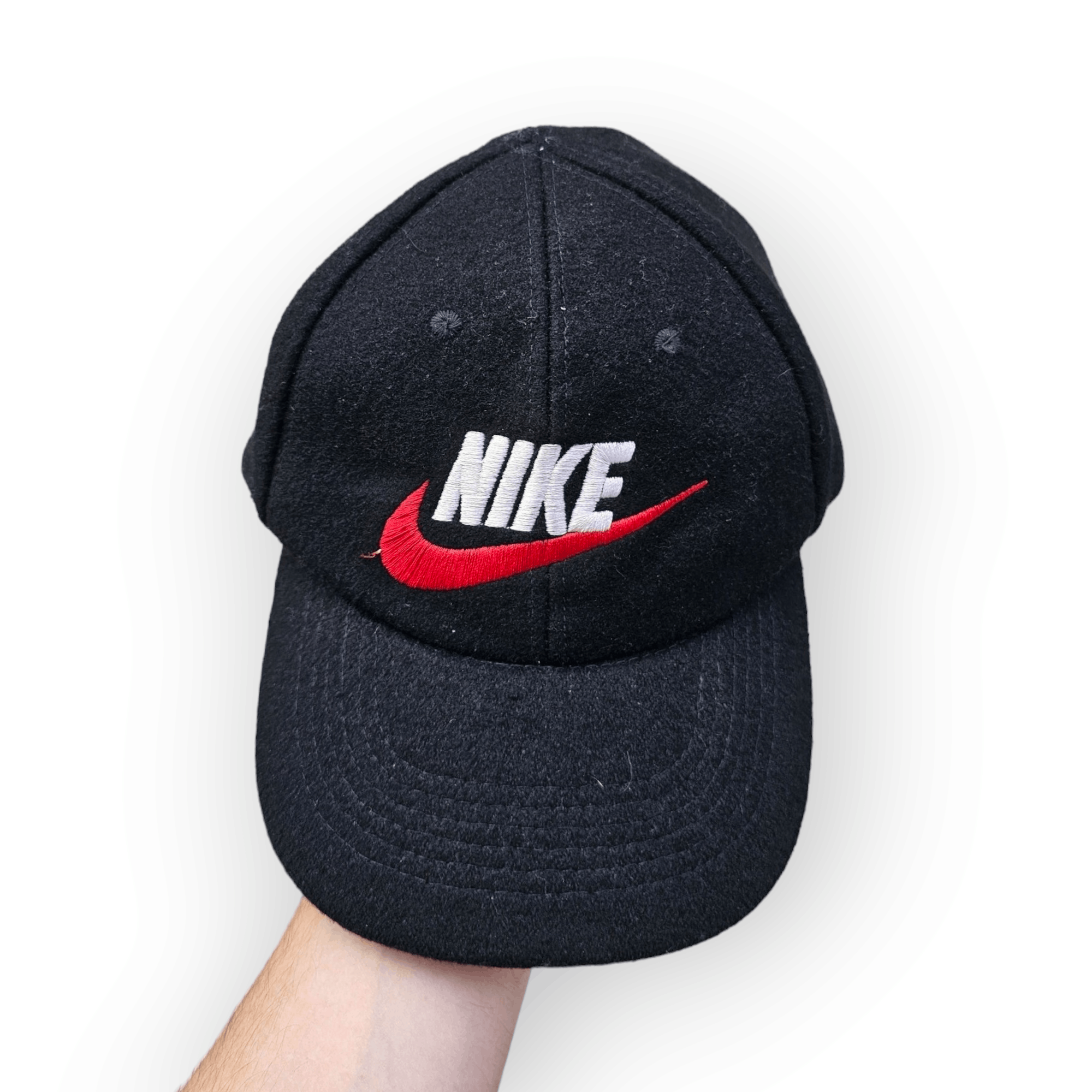 Nike × Vintage Nike Big Logo Wool Hat Size ONE SIZE - 2 Thumbnail