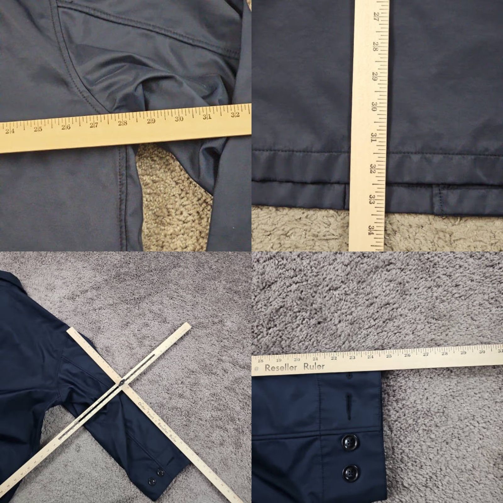 Gap Gap Jacket Mens XL Navy Blue Nylon Button Front Lined Premium Classic Tailored Size US XL / EU 56 / 4 - 8 Thumbnail