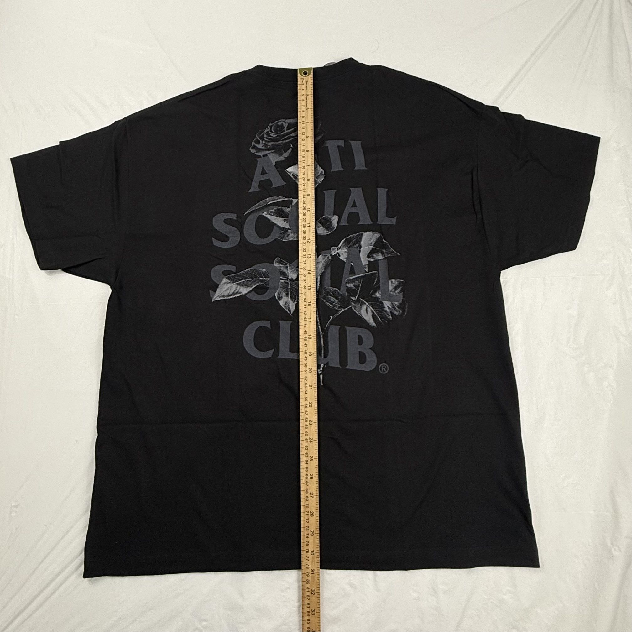 Anti Social Social Club Anti Social Social Club ASSC Black Rose Graphic T-Shirt XXL Size US XXL / EU 58 / 5 - 3 Thumbnail