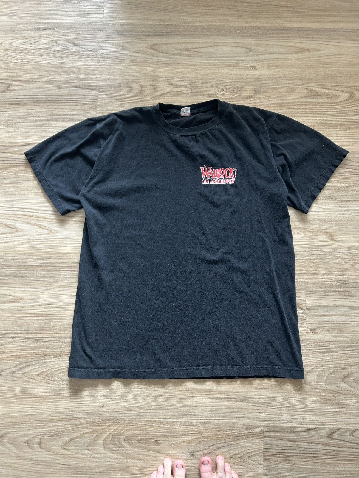 Vintage RARE! Vintage 1993 Warlock the Armageddon Movie Promo Tee Size US XL / EU 56 / 4 - 1 Thumbnail